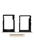 SIM-Karten- + SD-Kartenfach für Huawei P8 Lite (Gold)