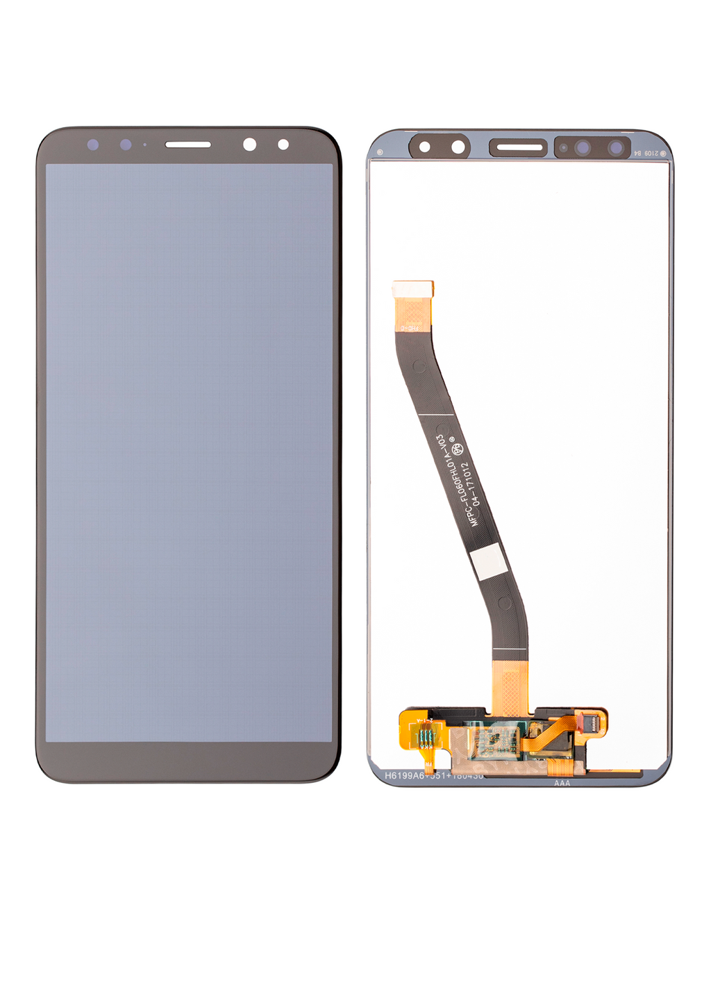 LCD-Display ohne Rahmen für Huawei Mate 10 Lite (Refurbished) (Schwarz)