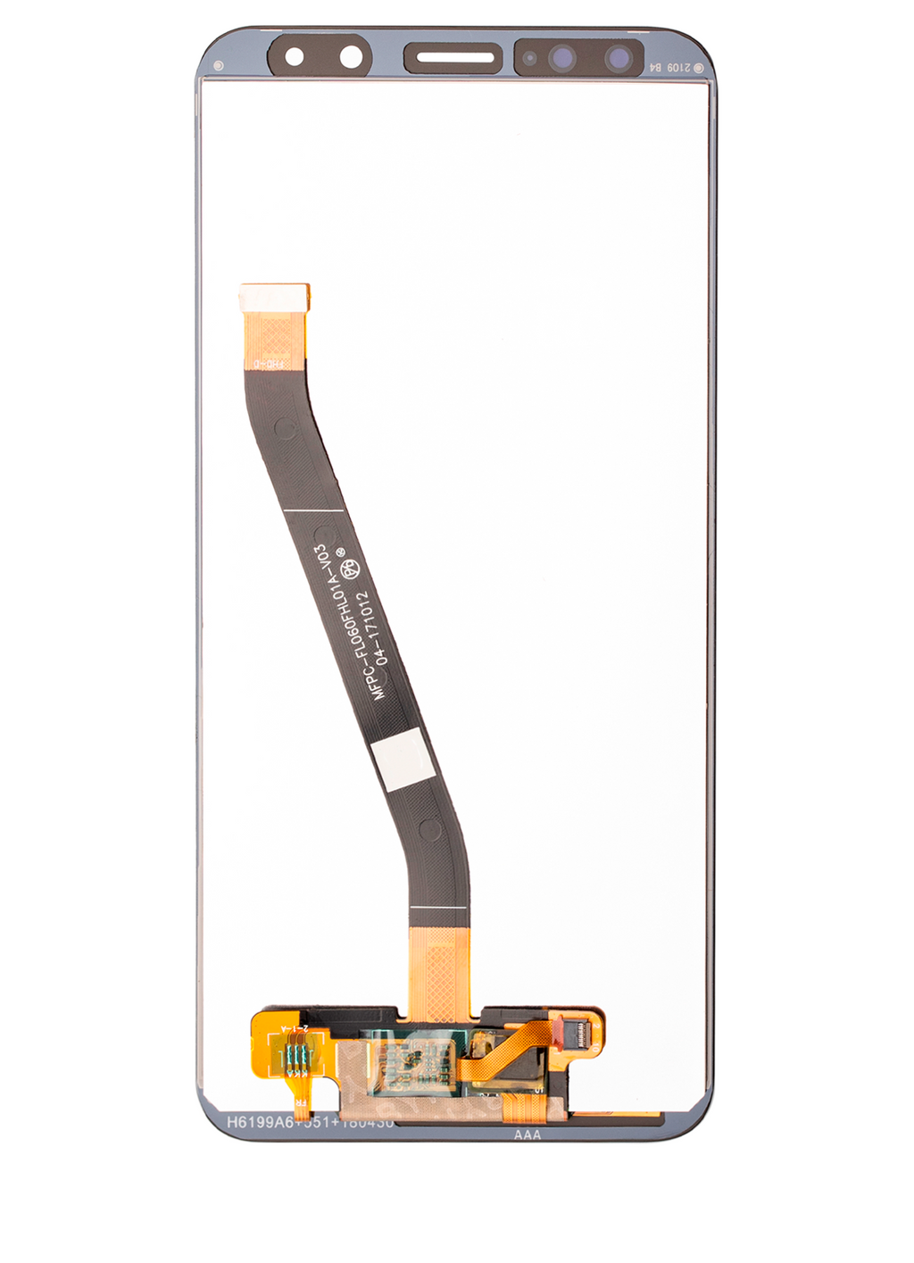 LCD-Display ohne Rahmen für Huawei Mate 10 Lite (Refurbished) (Schwarz)