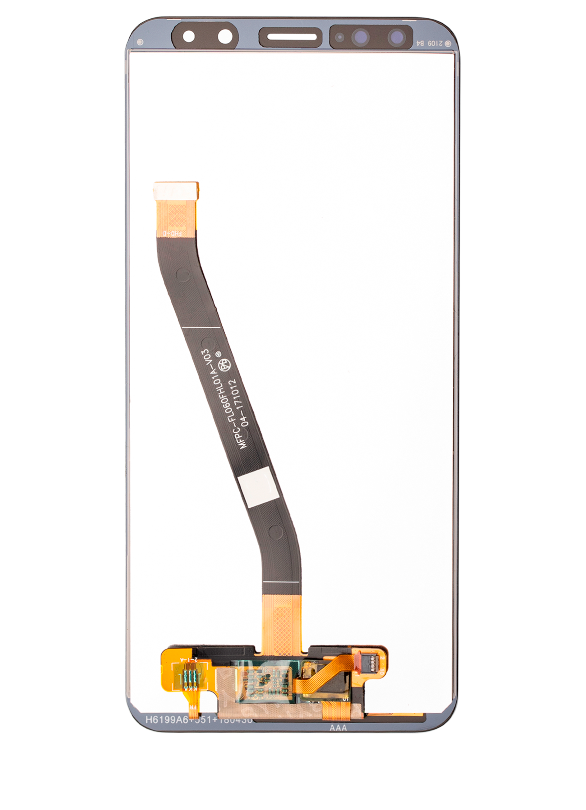 LCD-Display ohne Rahmen für Huawei Mate 10 Lite (Refurbished) (Schwarz)