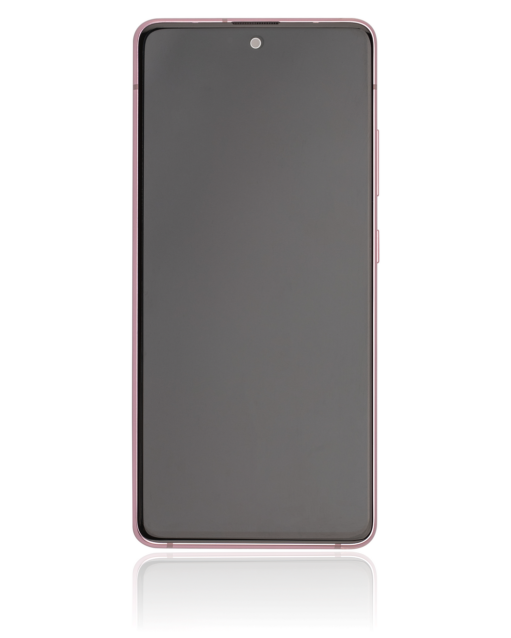 OLED-Display mit Rahmen für Samsung Galaxy A51 5G Refurbished Pink