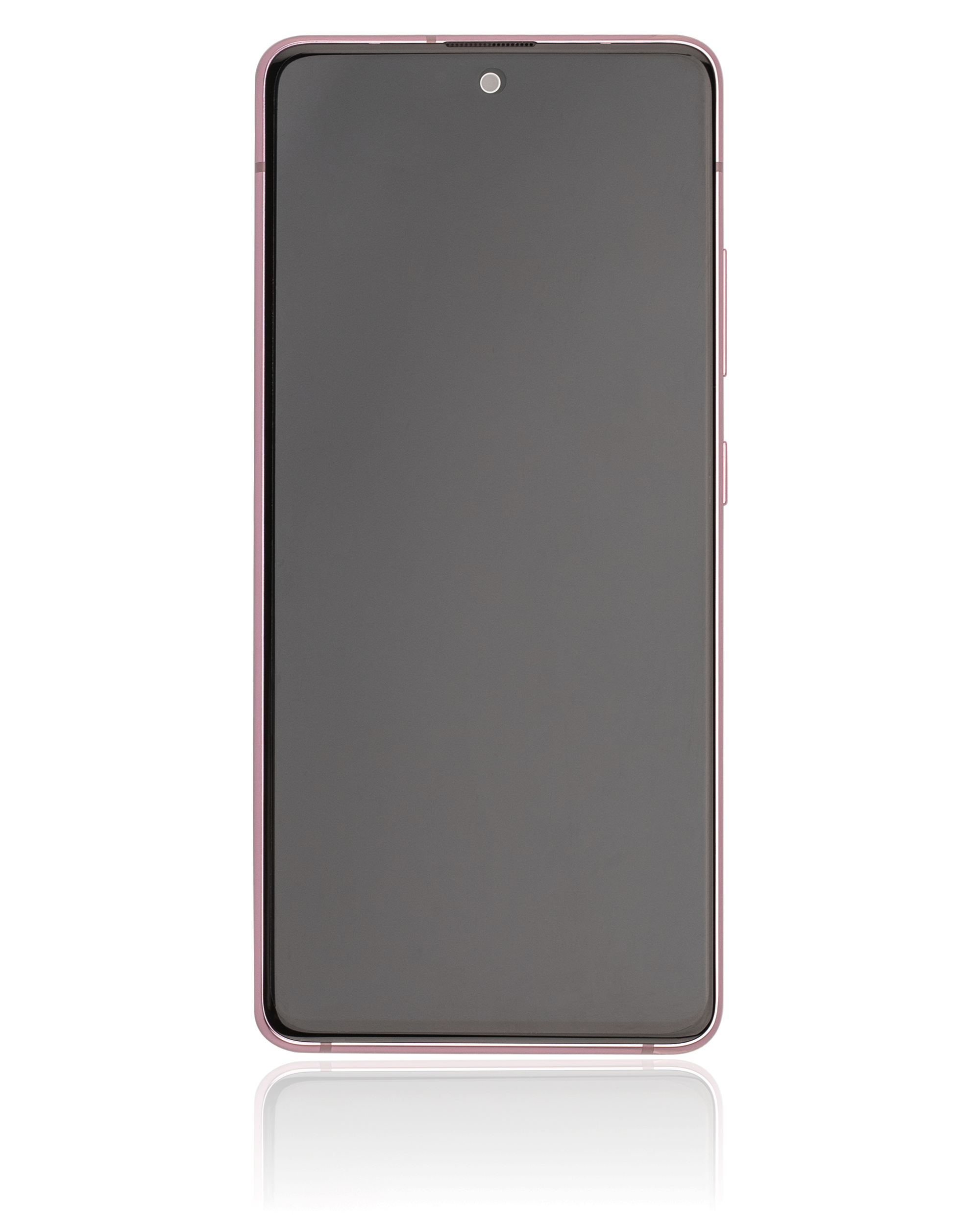 OLED-Display mit Rahmen für Samsung Galaxy A51 5G Refurbished Pink