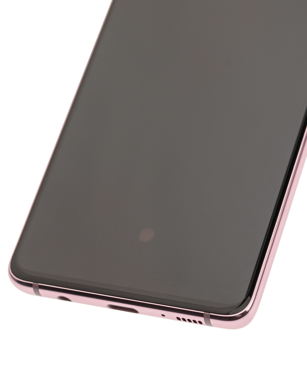 OLED-Display mit Rahmen für Samsung Galaxy A51 5G Refurbished Pink