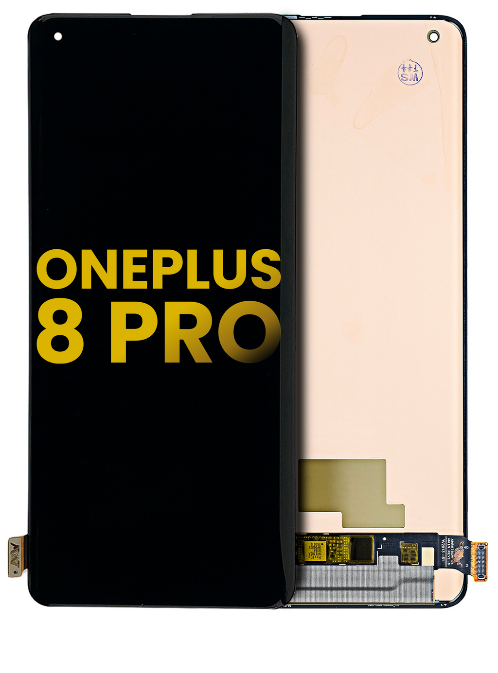 OLED-Display ohne Rahmen für OnePlus 8 Pro (Refurbished) (Alle Farben)