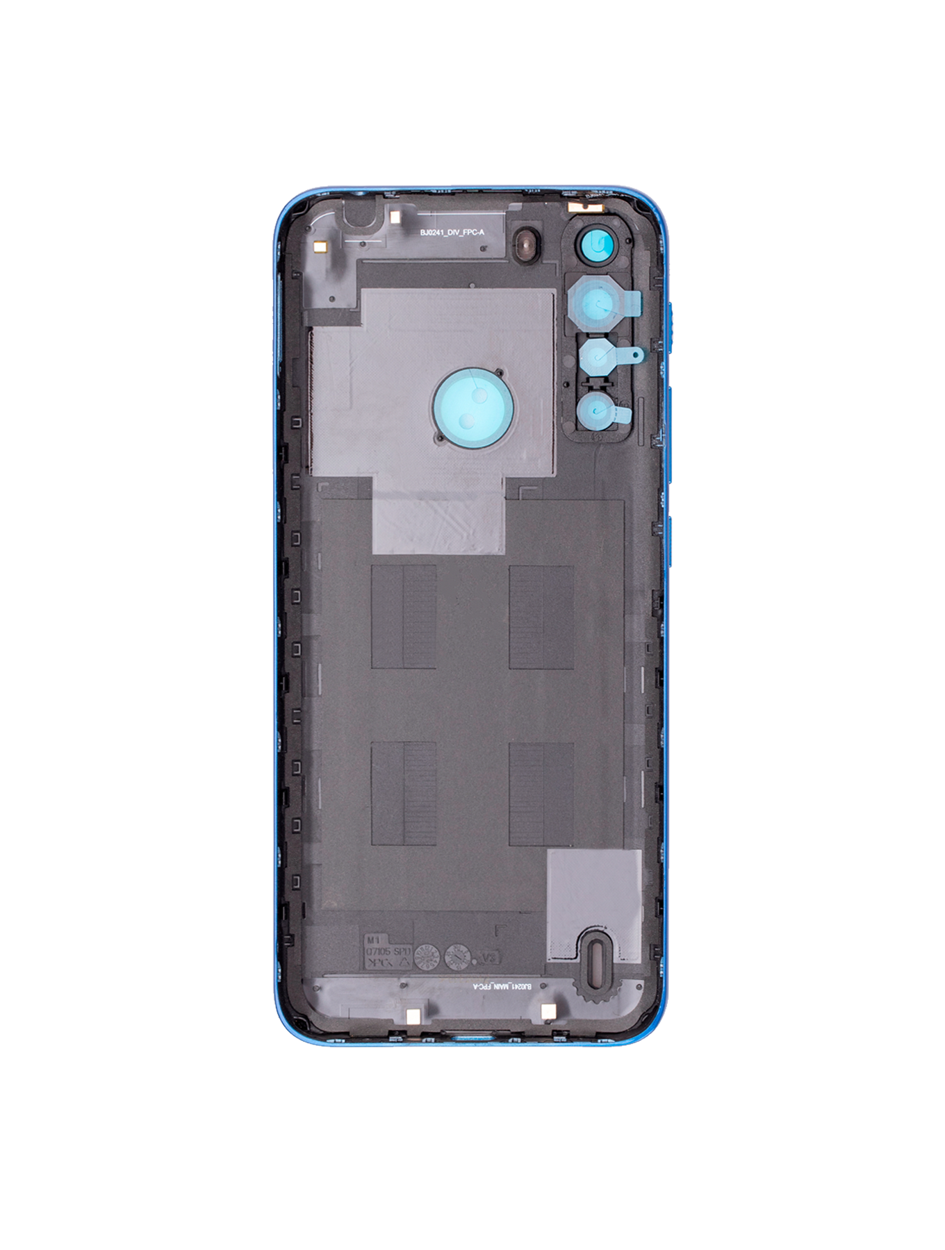 Backcover Glass für Motorola One Fusion (XT2073 / 2020) (Deep Sapphire Blue)