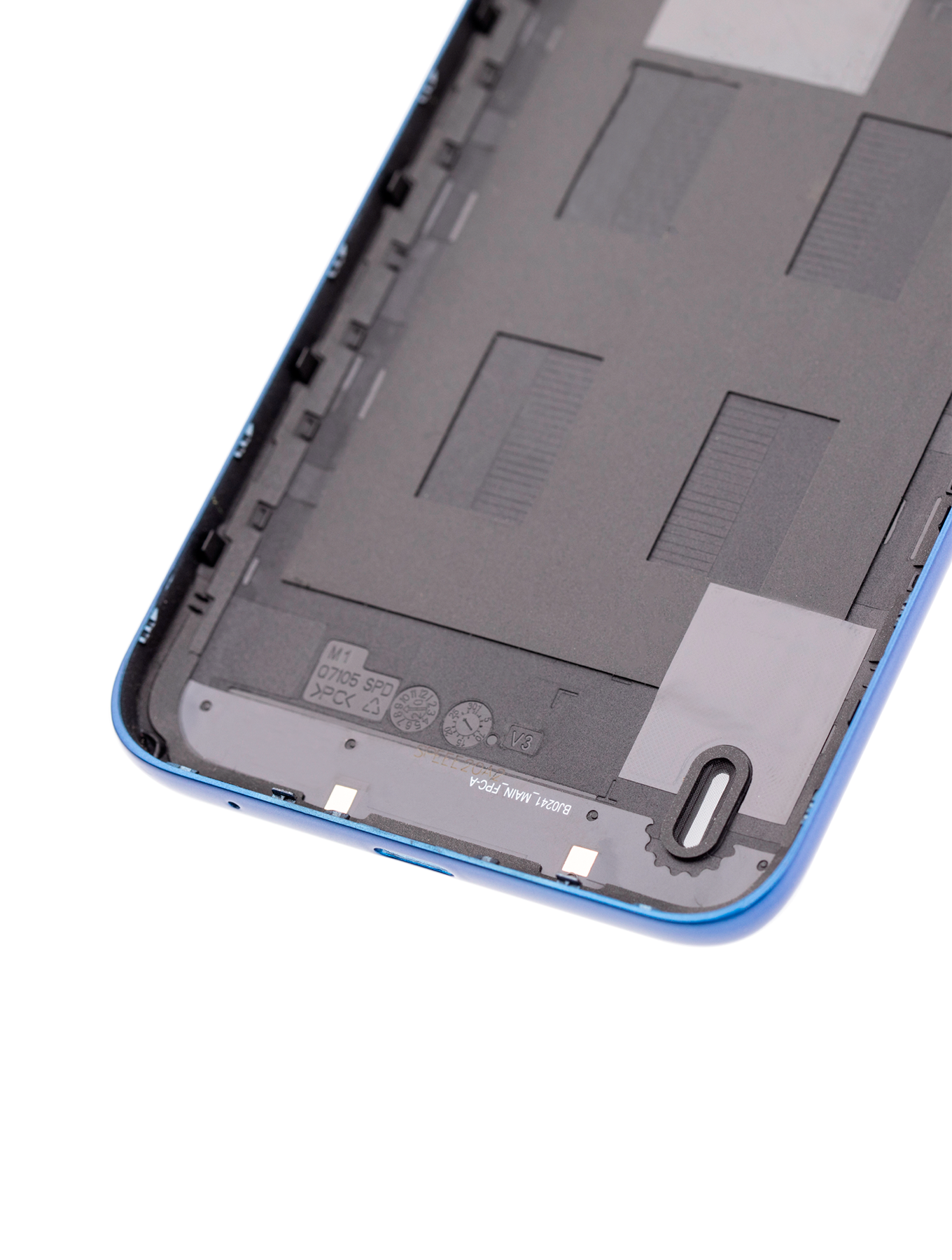 Backcover Glass für Motorola One Fusion (XT2073 / 2020) (Deep Sapphire Blue)