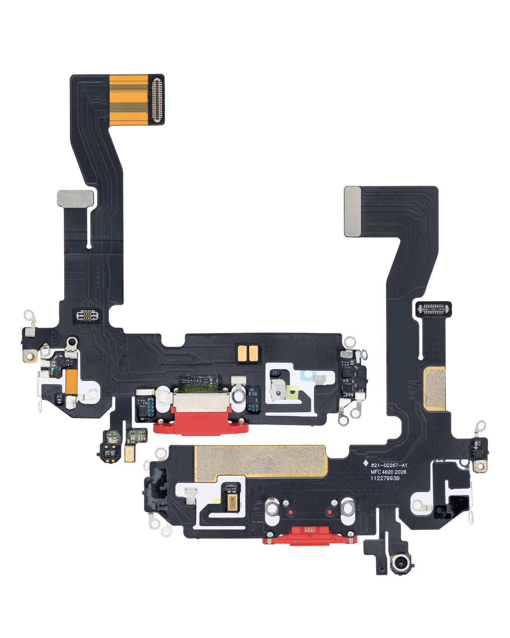Charging Port Flex Cable for iPhone 12 (Aftermarket Plus) (Red)