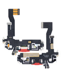Charging Port Flex Cable for iPhone 12 (Aftermarket Plus) (Red)