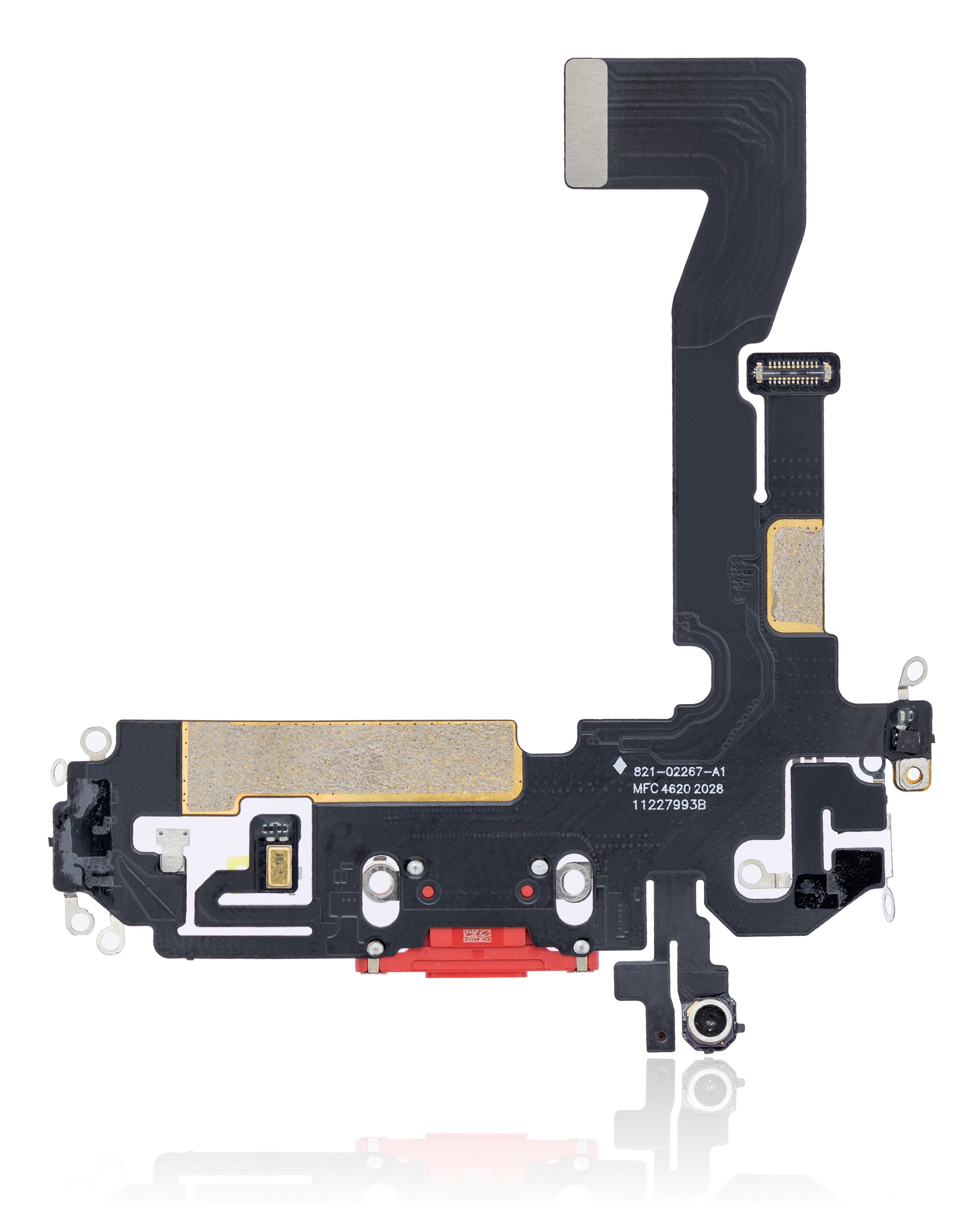 Charging Port Flex Cable for iPhone 12 (Aftermarket Plus) (Red)