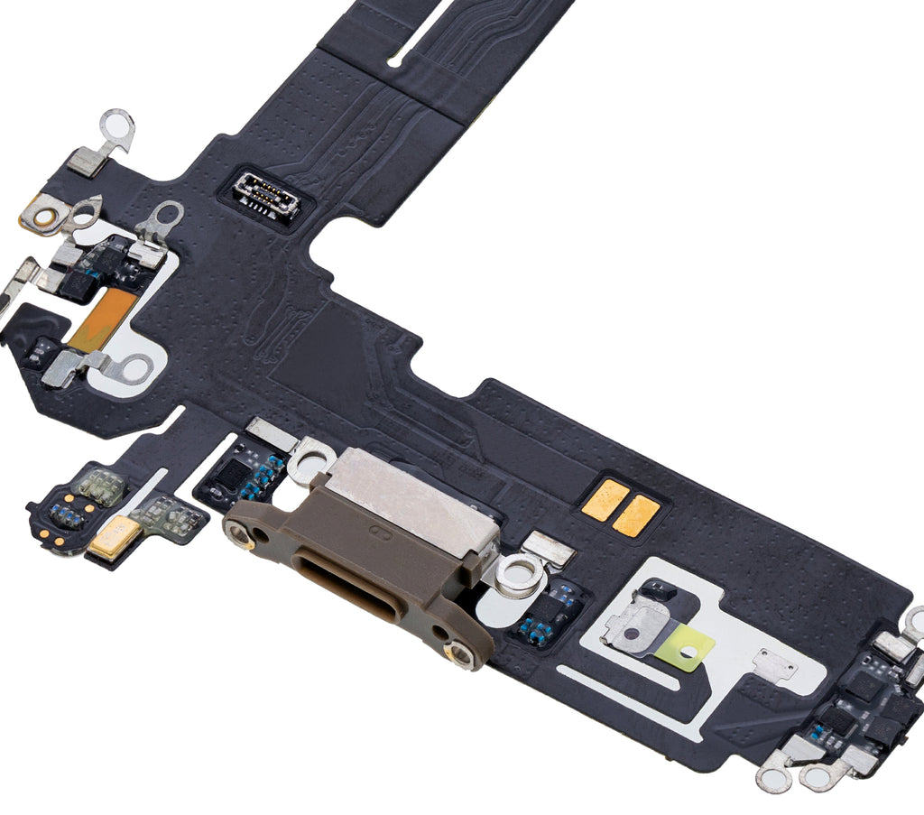 Charging Port Flex Cable for iPhone 12 Pro (Aftermarket Plus) (Gold)