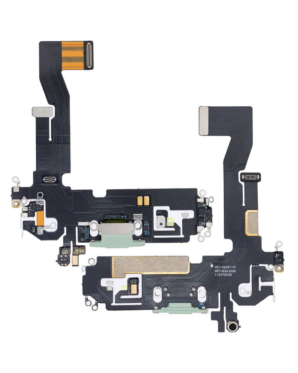 Charging Port Flex Cable for iPhone 12 (Aftermarket Plus) (Green)