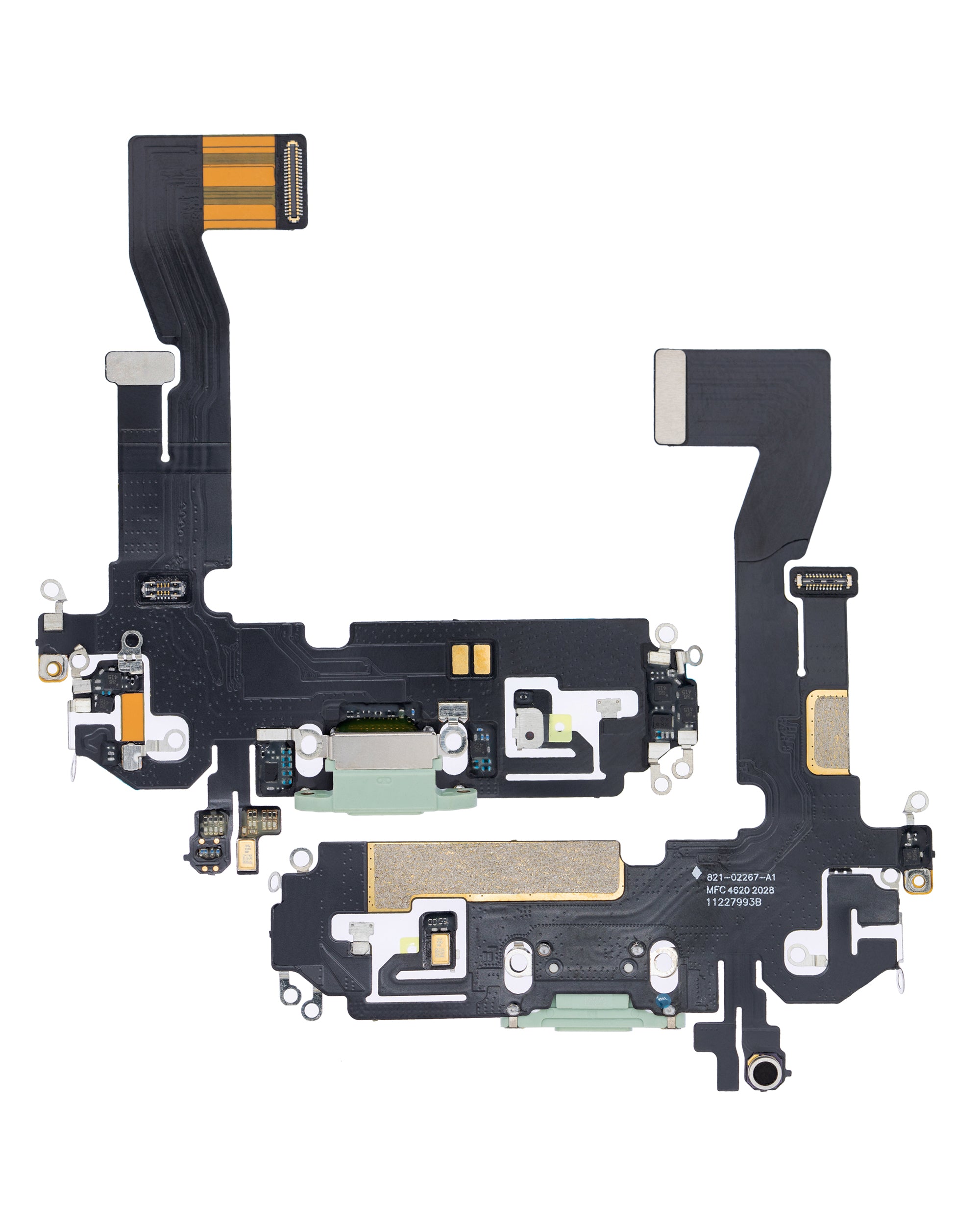 Charging Port Flex Cable for iPhone 12 (Aftermarket Plus) (Green)