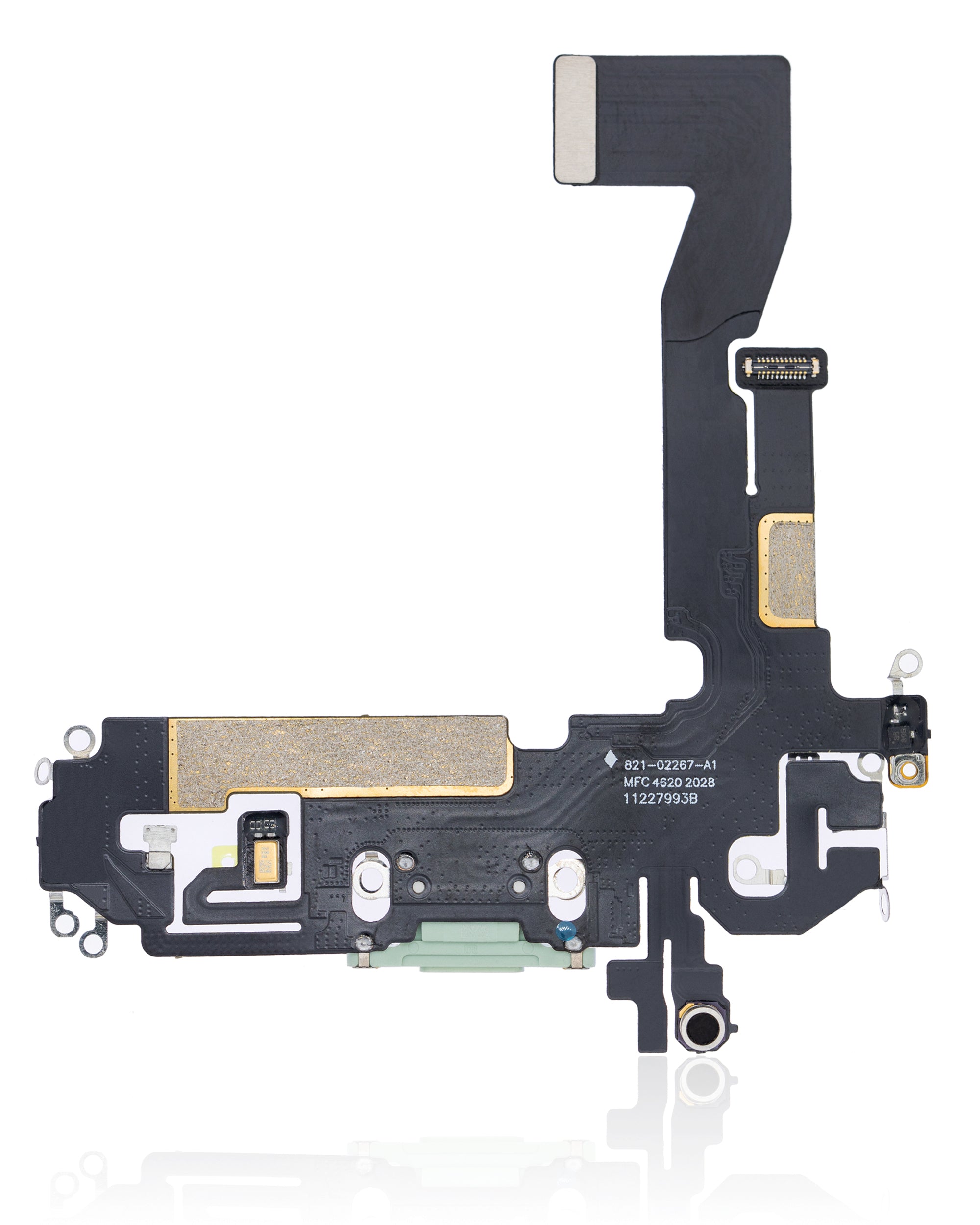 Charging Port Flex Cable for iPhone 12 (Aftermarket Plus) (Green)