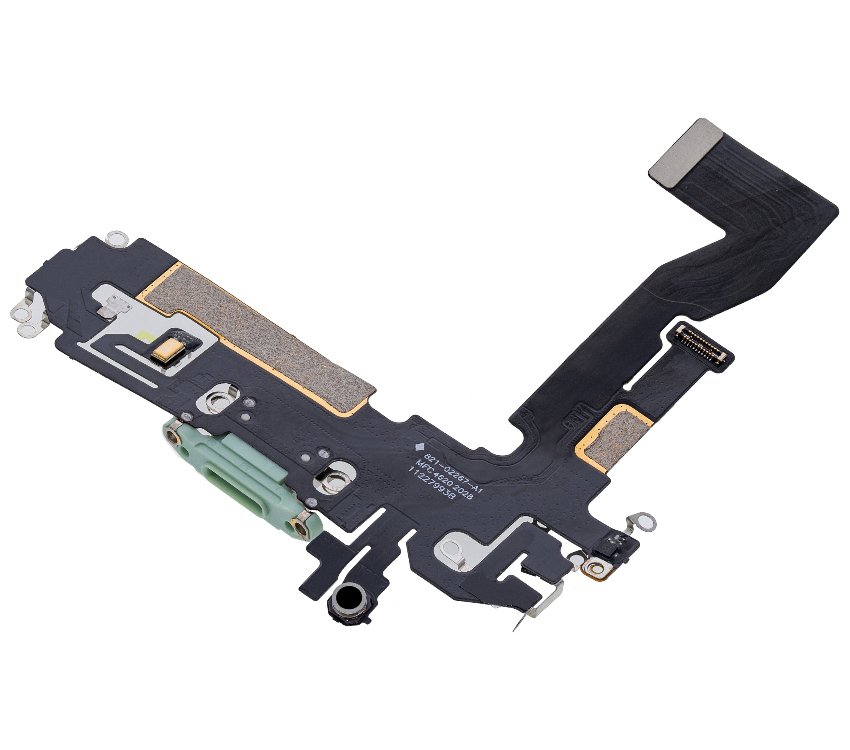 Charging Port Flex Cable for iPhone 12 (Aftermarket Plus) (Green)