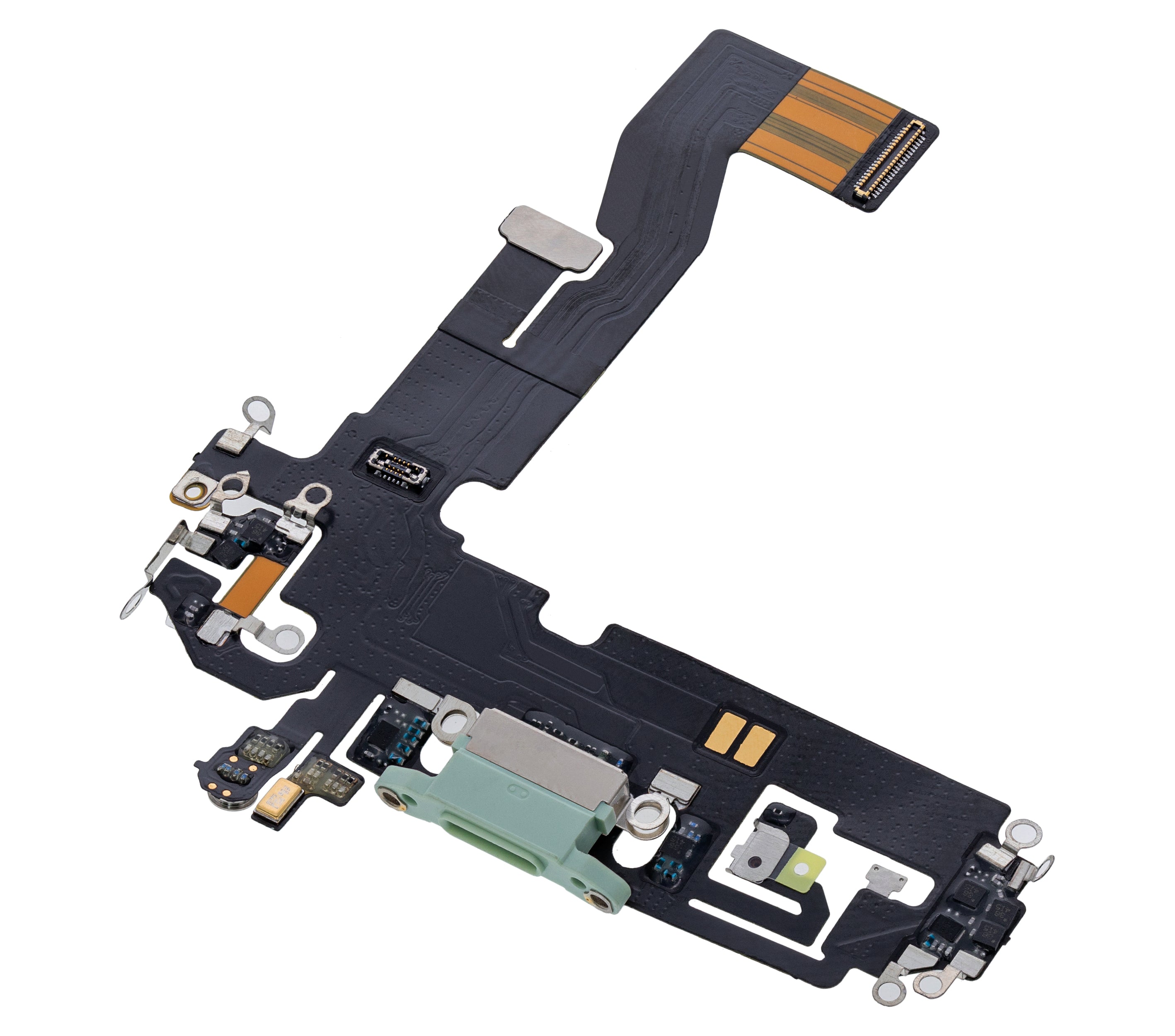 Charging Port Flex Cable for iPhone 12 (Aftermarket Plus) (Green)