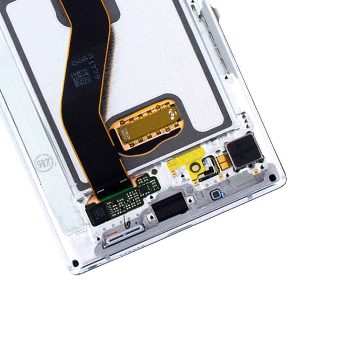 OLED-Display mit Rahmen für Samsung Galaxy Note 10 (Service Pack) (Aura Red)