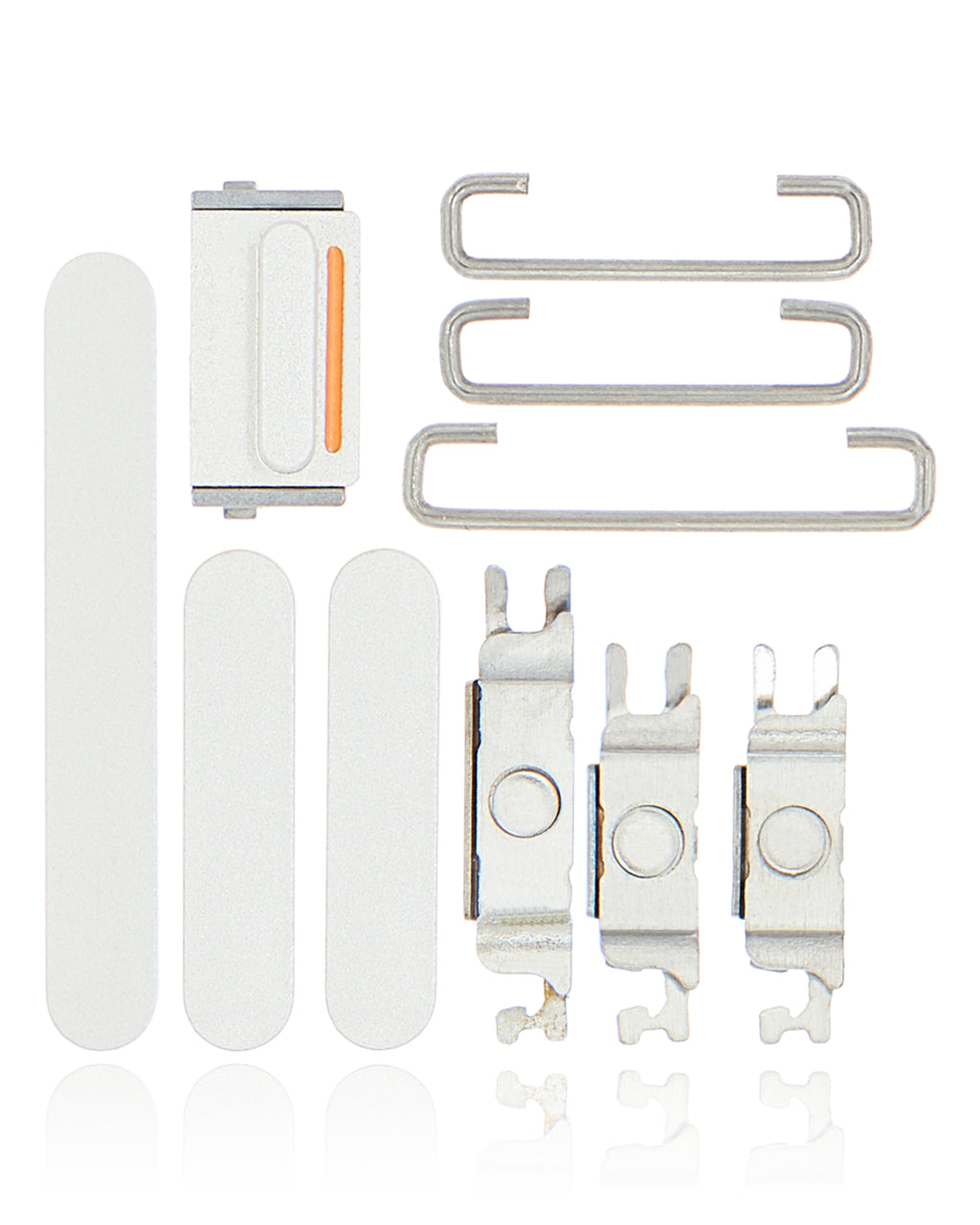 Harte Tasten (Ein/Aus / Lautstärke / Stummschalter) für iPhone 12 Mini (Weiß)