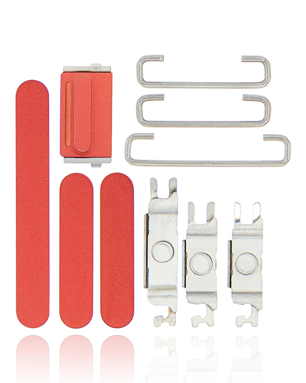 Hard Buttons (Power / Volume / Switch) for iPhone 12 (Red)