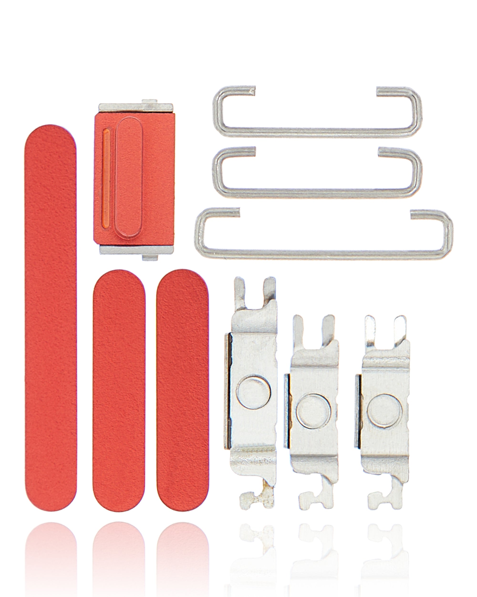 Hard Buttons (Power / Volume / Switch) for iPhone 12 (Red)