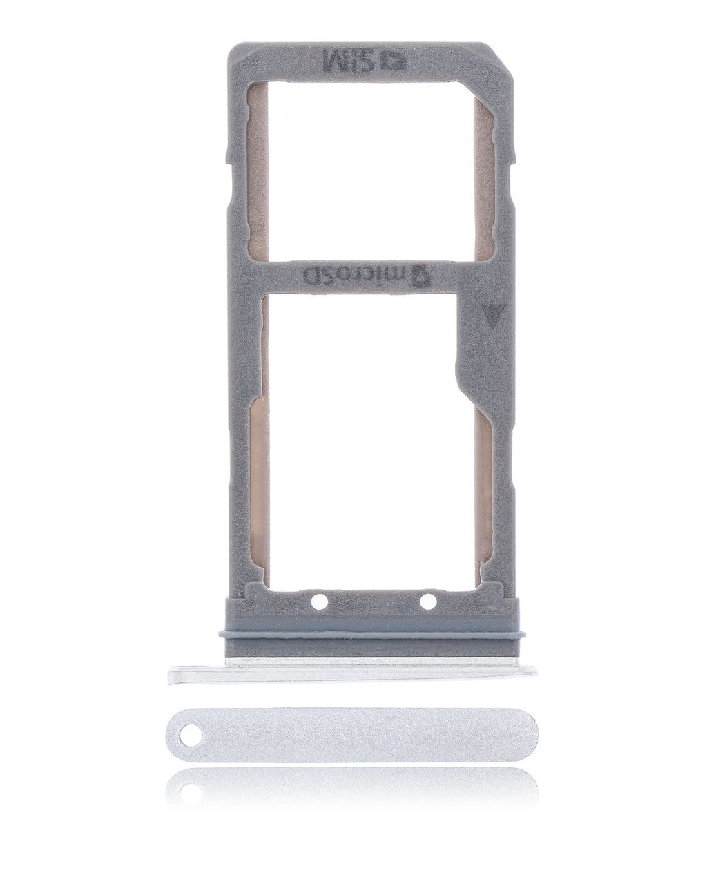 Dual-SIM-Kartenfach für Samsung Galaxy S7 Edge (Silber)