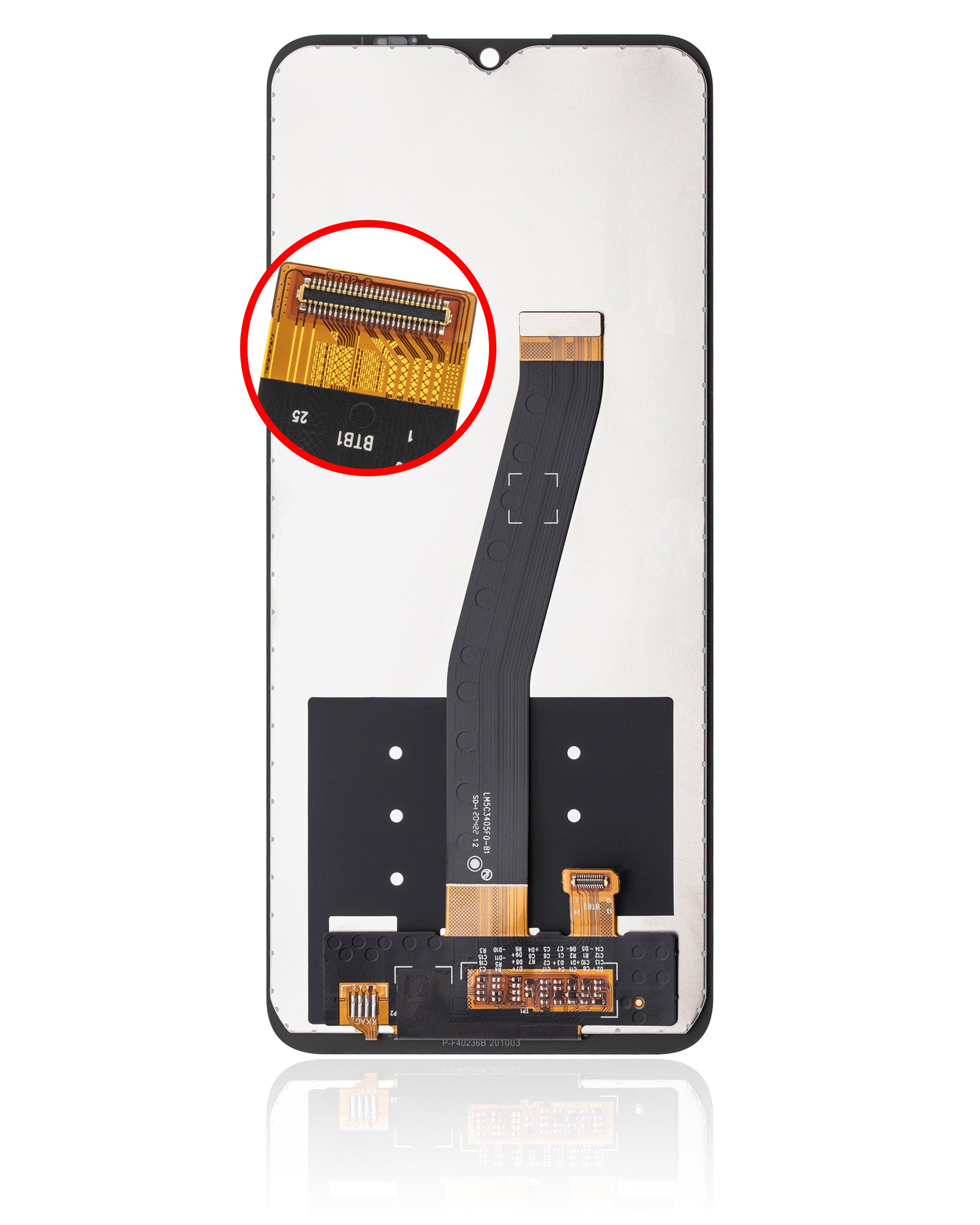 LCD-Display ohne Rahmen für Alcatel 1S/3L (Refurbished)