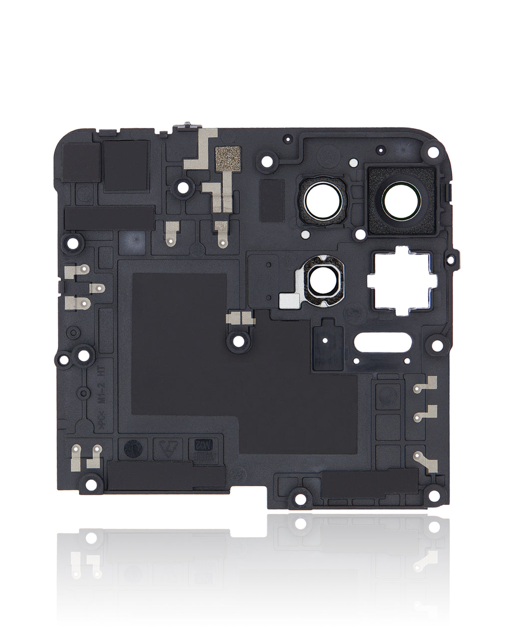 Kameralinse hinten mit Halterung für Motorola Moto G100 (XT2125-4 / 2021) (Slate Gray)