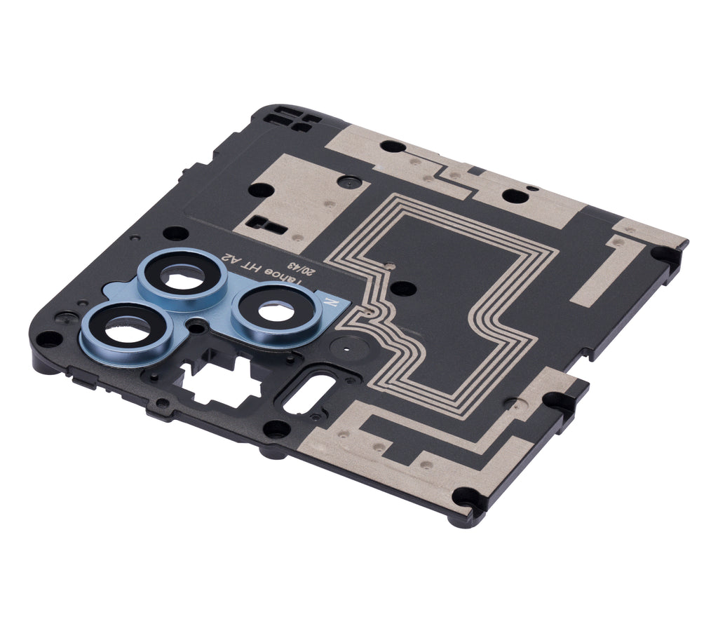 Kameralinse hinten mit Halterung für Motorola Moto G100 (XT2125-4 / 2021) (Slate Gray)