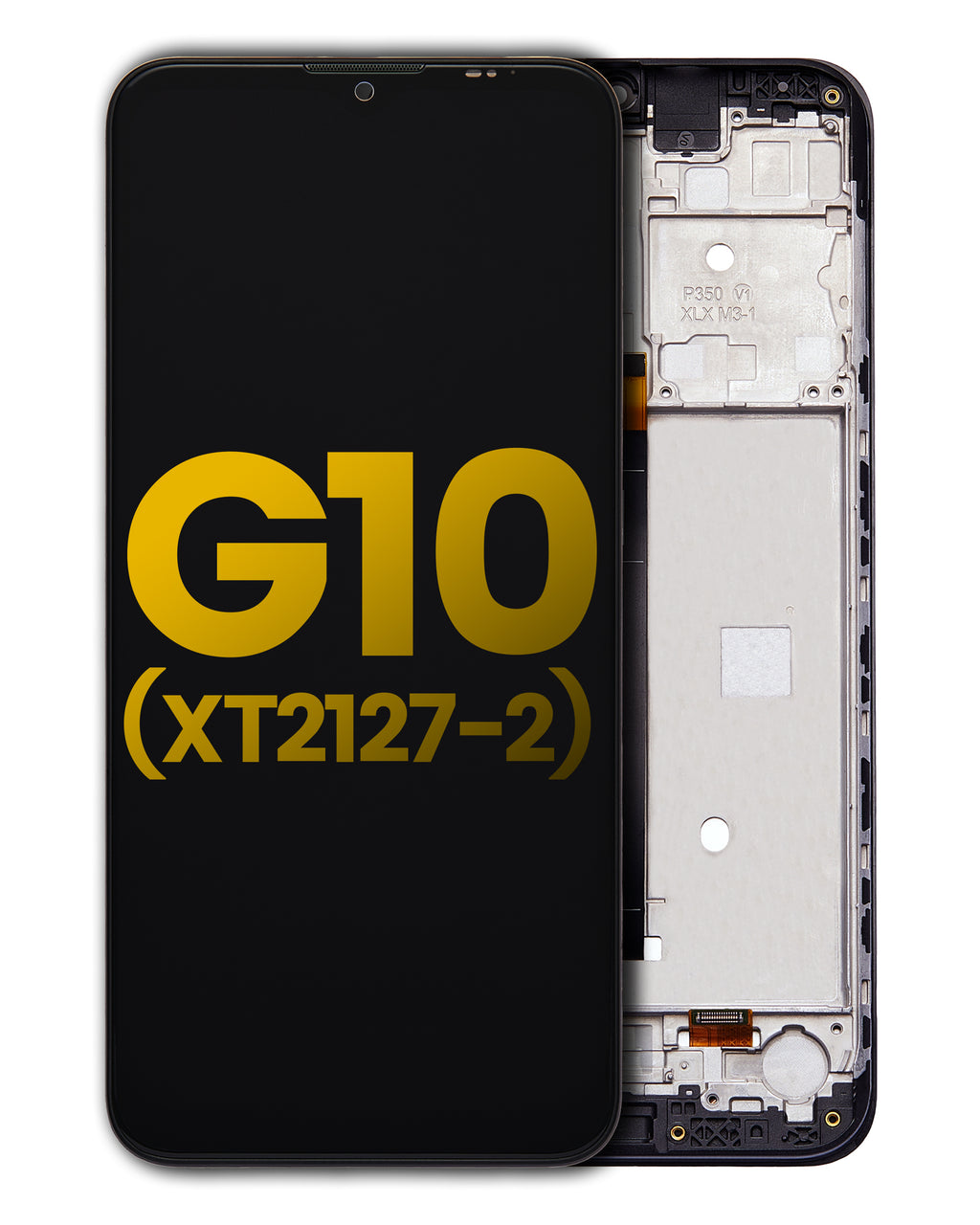 LCD-Display mit Rahmen für Motorola Moto G10 Refurbished Alle Farben