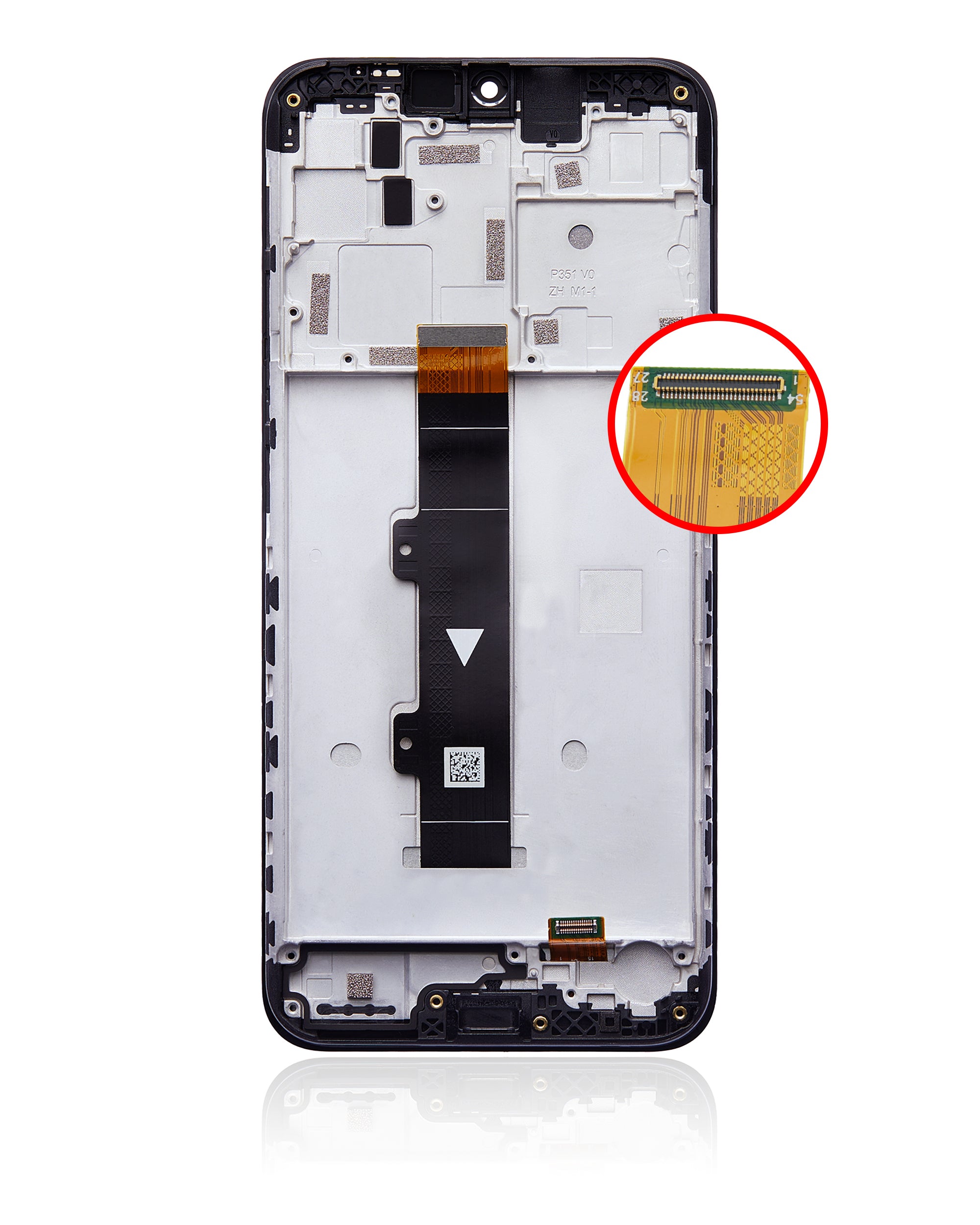 LCD mit Rahmen für Moto G10 Power Refurbished