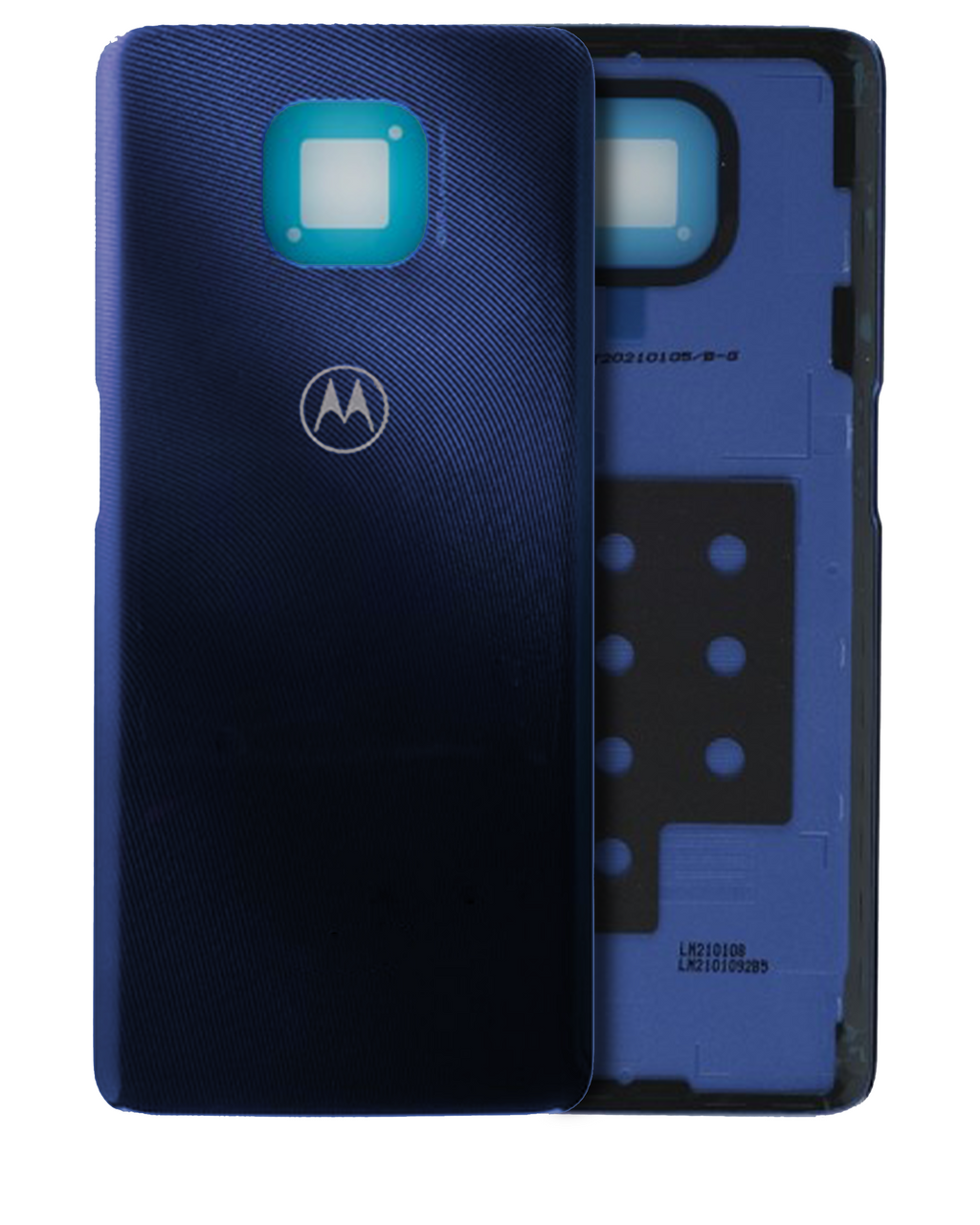 Motorola Moto G Power 2021 Backcover-Glas OEM-Qualität Glowing Blue