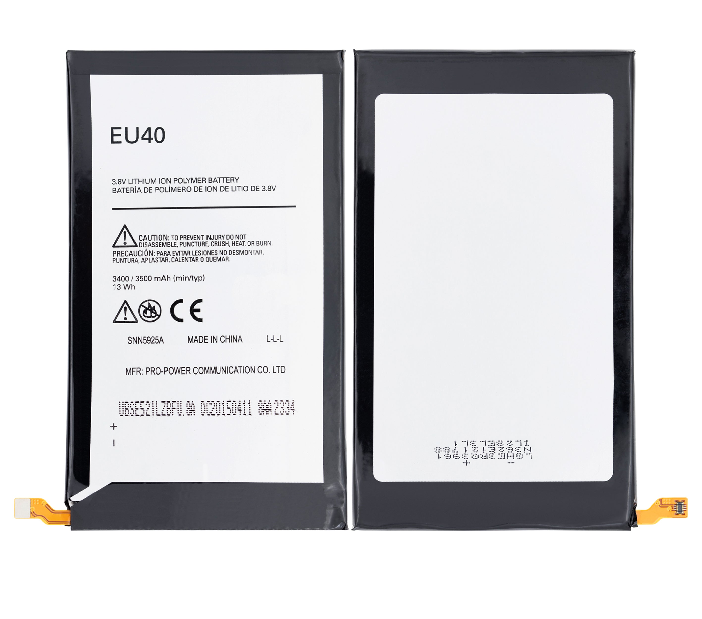 Replacement Battery for Motorola Droid Ultra (XT1080 / 2013) / Droid Maxx (XT1080 / 2013) (EU40)