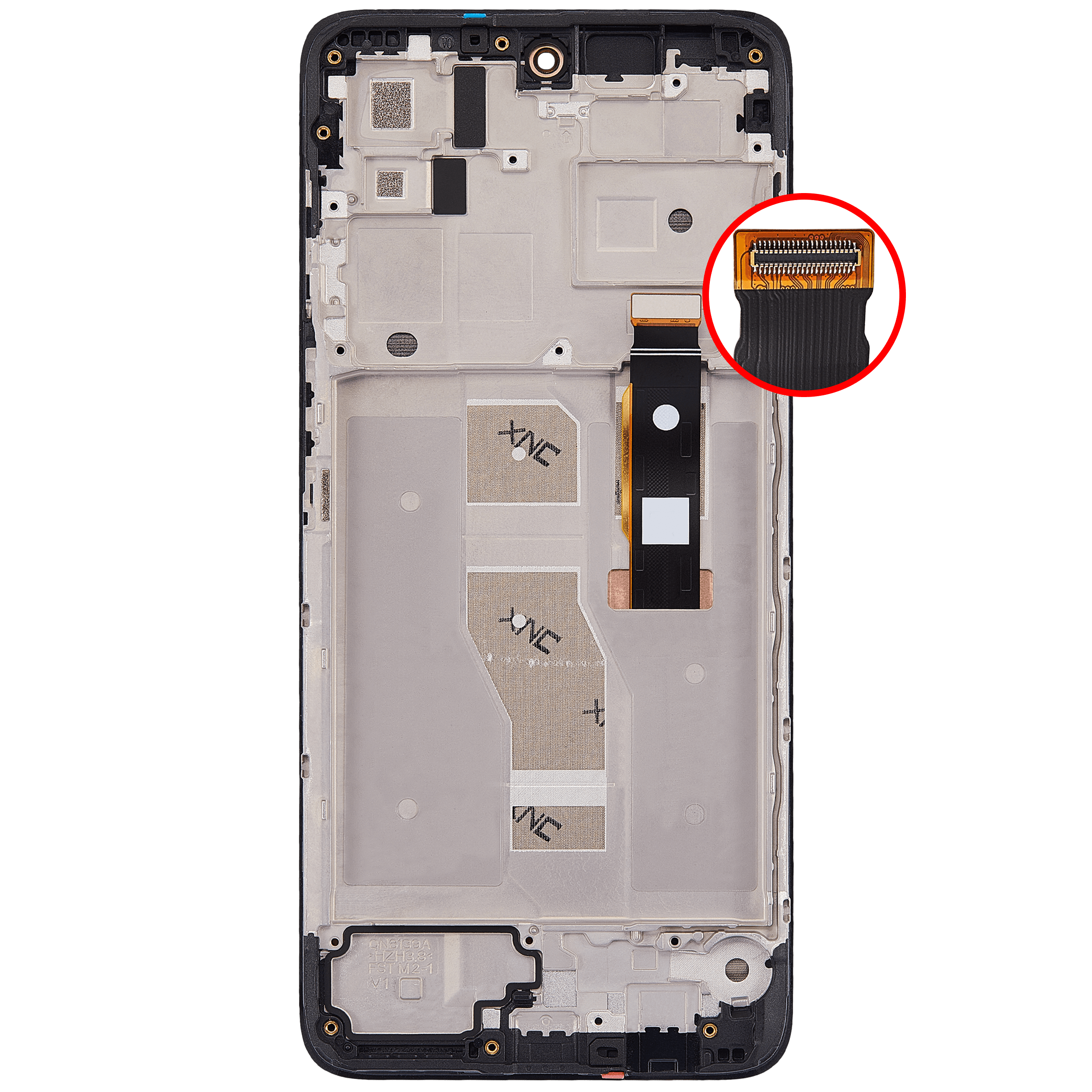 OLED Display with Frame for Motorola Moto G52 (XT2221 / 2022) (Refurbished) (All Colors)