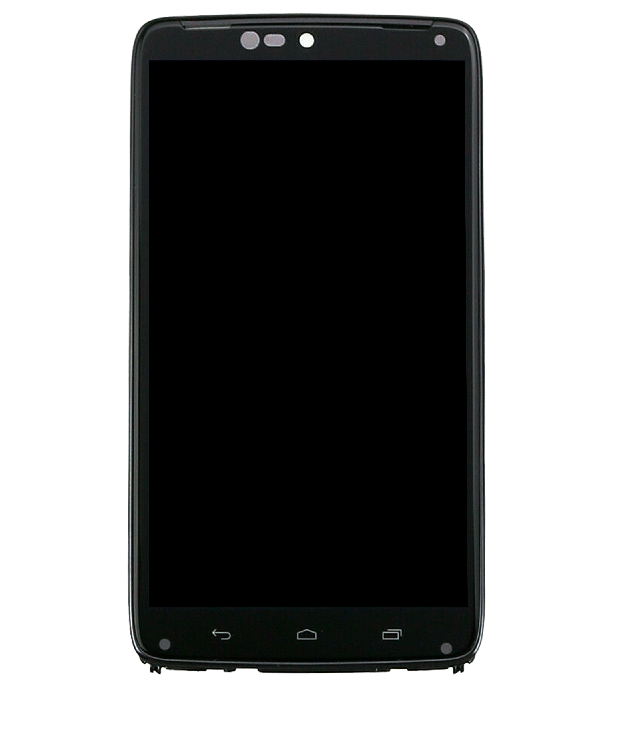 LCD-Display mit Rahmen Motorola Droid Turbo/Moto Maxx generalüberholt Schwarz