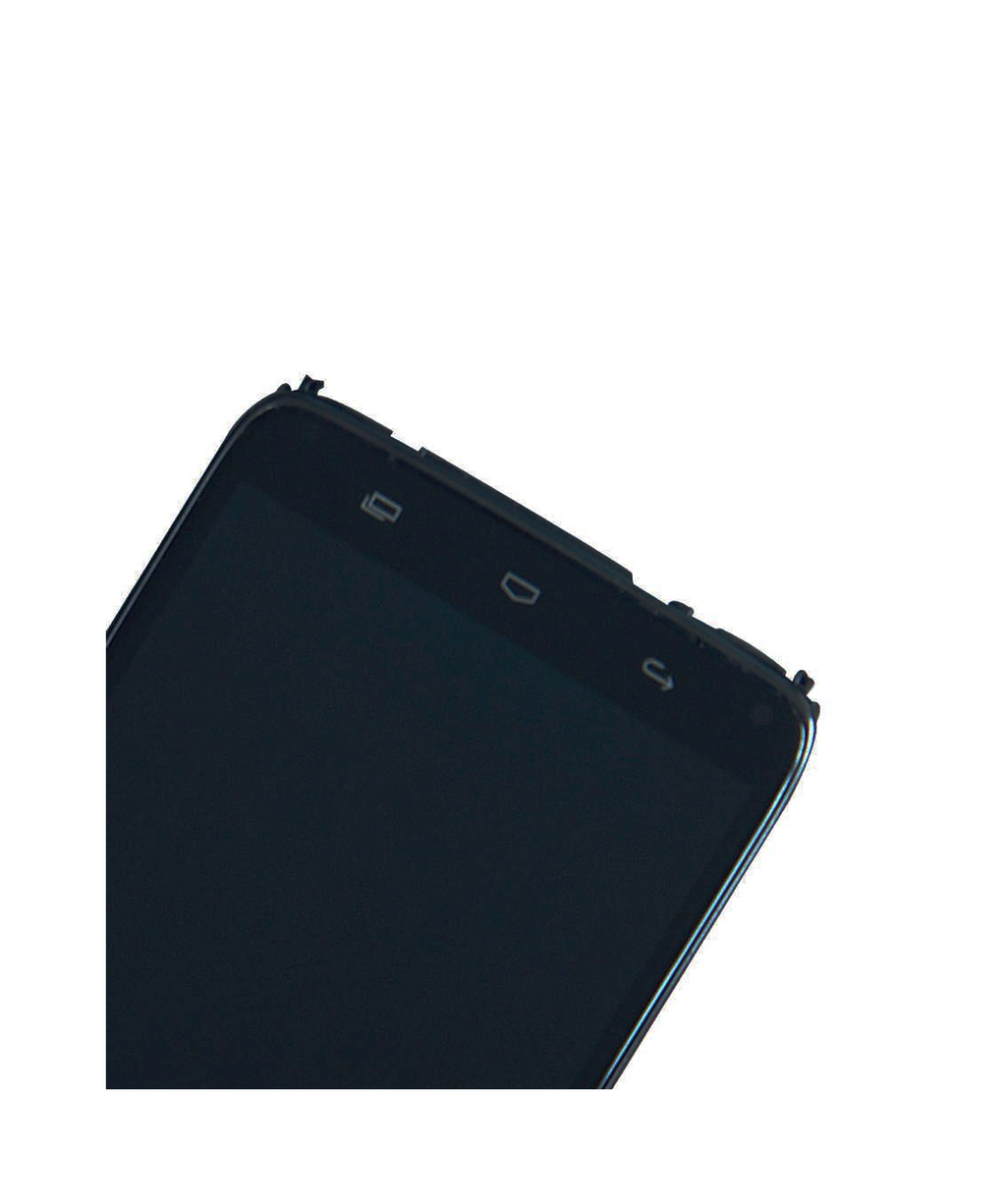 LCD-Display mit Rahmen Motorola Droid Turbo/Moto Maxx generalüberholt Schwarz