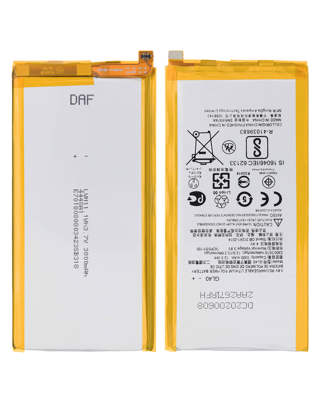 Ersatzbatterie für Motorola Moto Z Play Droid (XT1635 / 2016) (GL40)