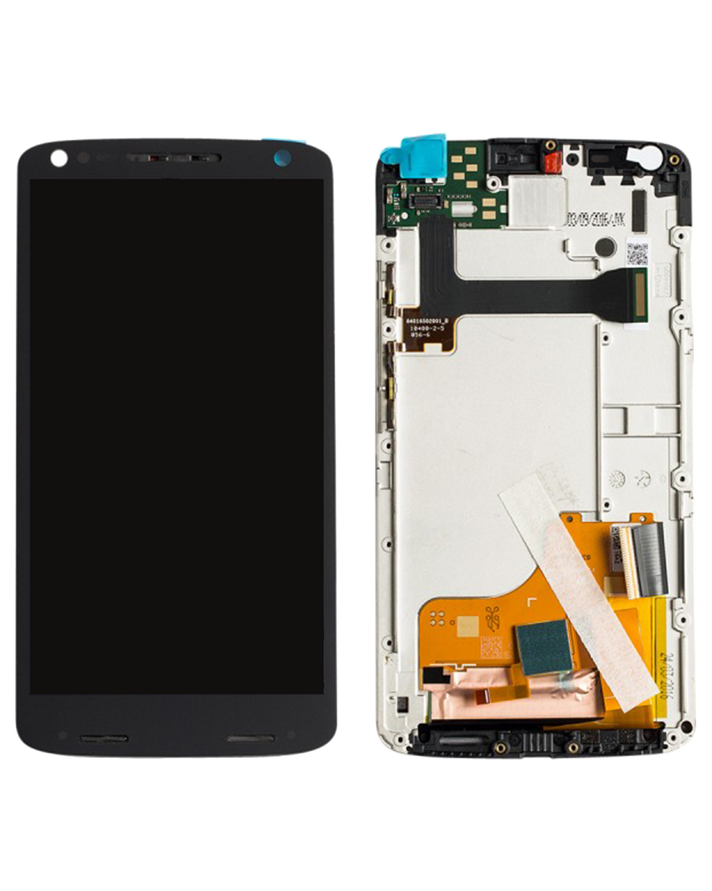 LCD-Display mit Rahmen für Motorola Moto Z Force Droid (XT1650-02 / 2016) (Original OEM) (Schwarz)