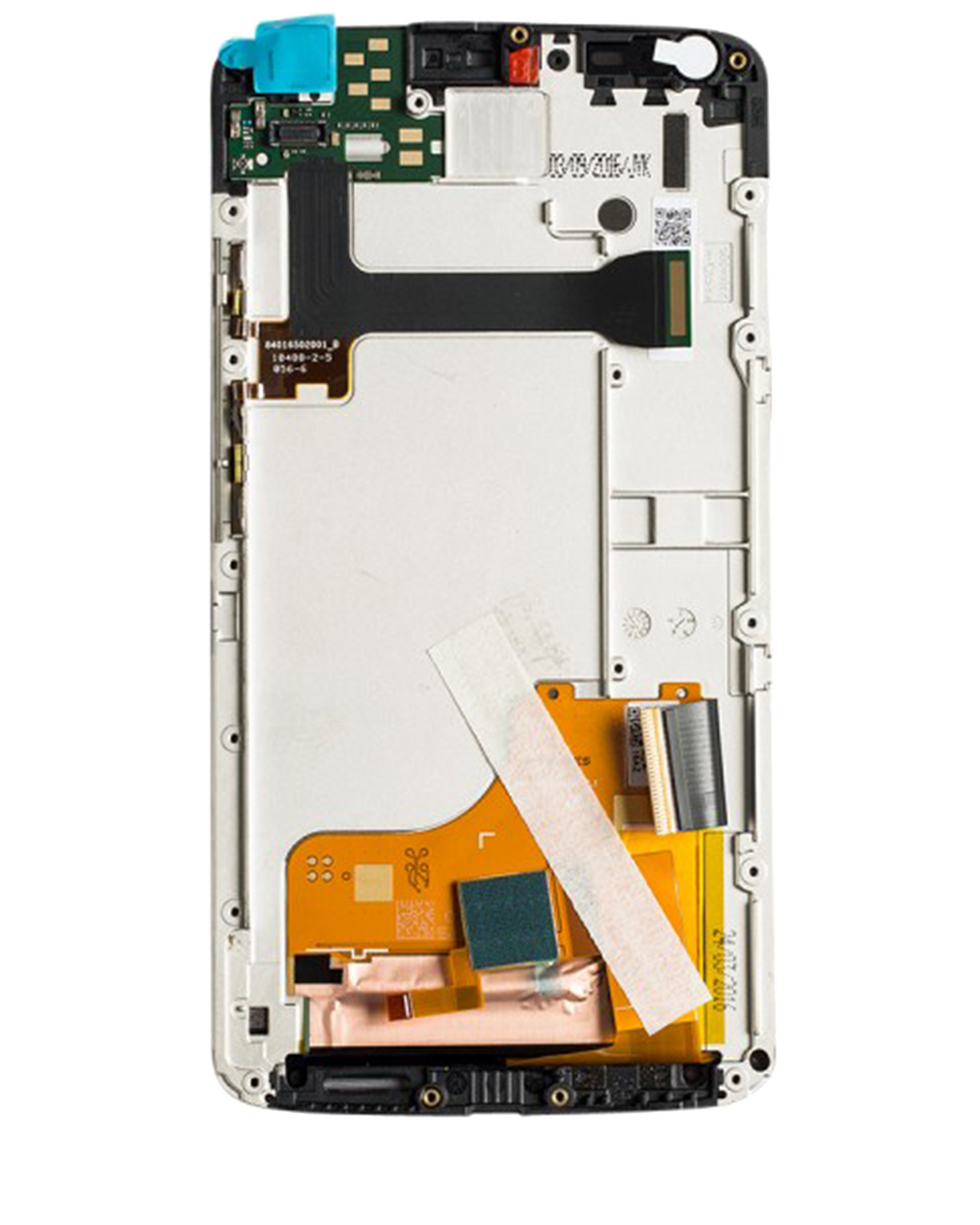 LCD-Display mit Rahmen für Motorola Moto Z Force Droid (XT1650-02 / 2016) (Original OEM) (Schwarz)