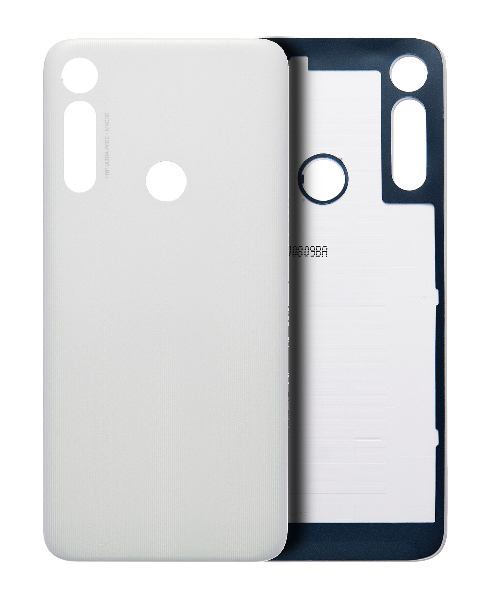 Motorola Moto G Fast OEM-Qualität Backcover-Glas Pearl White