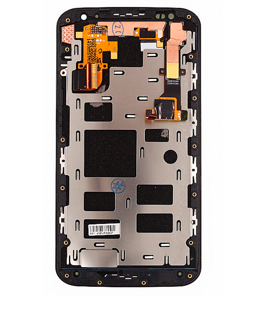 LCD Complete Display with Frame for Motorola Moto X2 (XT1096 / 2014) (Refurbished) (Black)