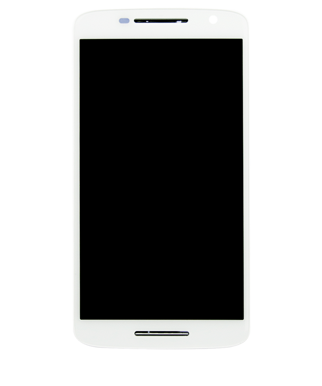 LCD-Display m. Rahmen f. Droid Maxx 2 & Moto X Play (Refurb., Weiß)