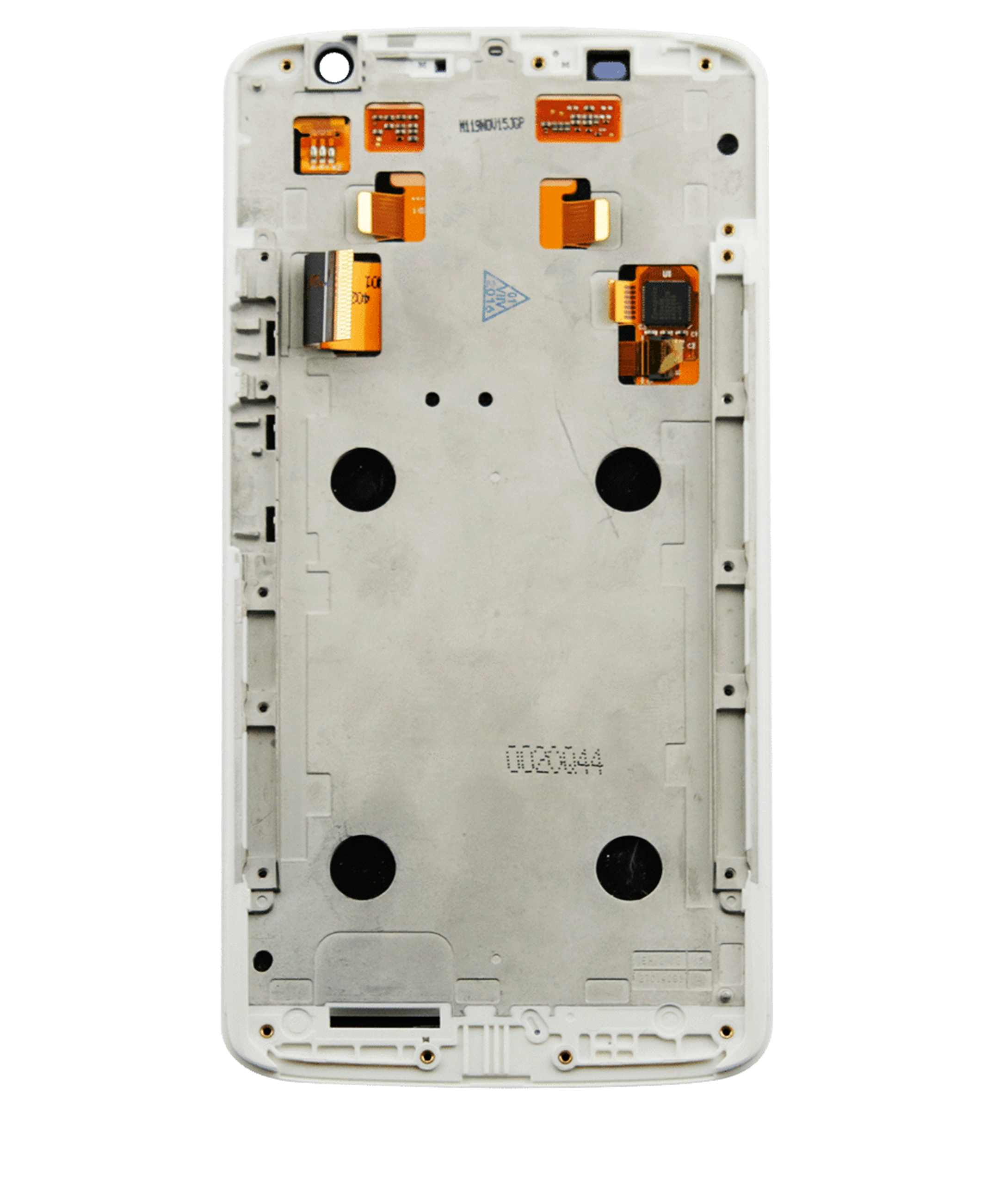 LCD-Display m. Rahmen f. Droid Maxx 2 & Moto X Play (Refurb., Weiß)
