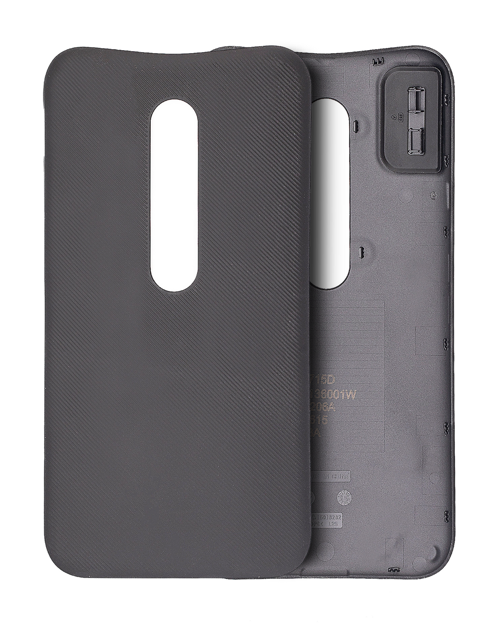 Glass Back Cover for Motorola Moto G3 (XT1540 / 2015) (Black)