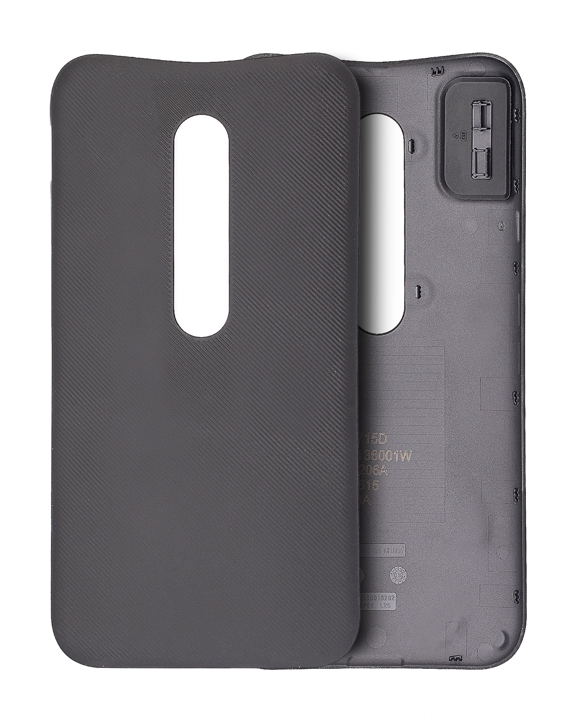Glass Back Cover for Motorola Moto G3 (XT1540 / 2015) (Black)
