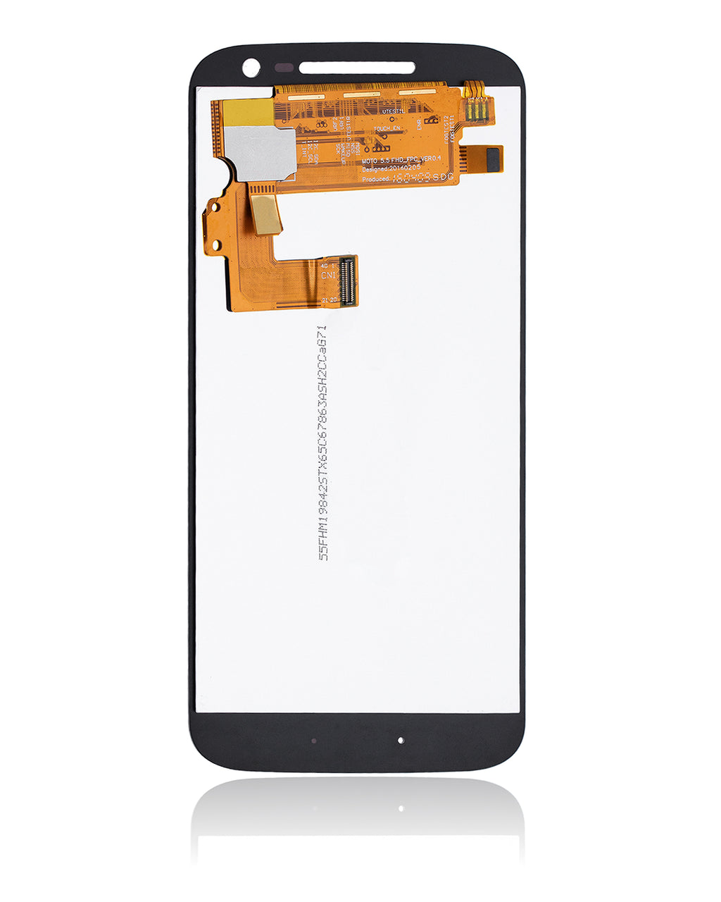 Frameless LCD Display for Motorola Moto G4 (XT1620/XT1621/XT1622/XT1625/XT1626/2016) (Refurbished) (Black)