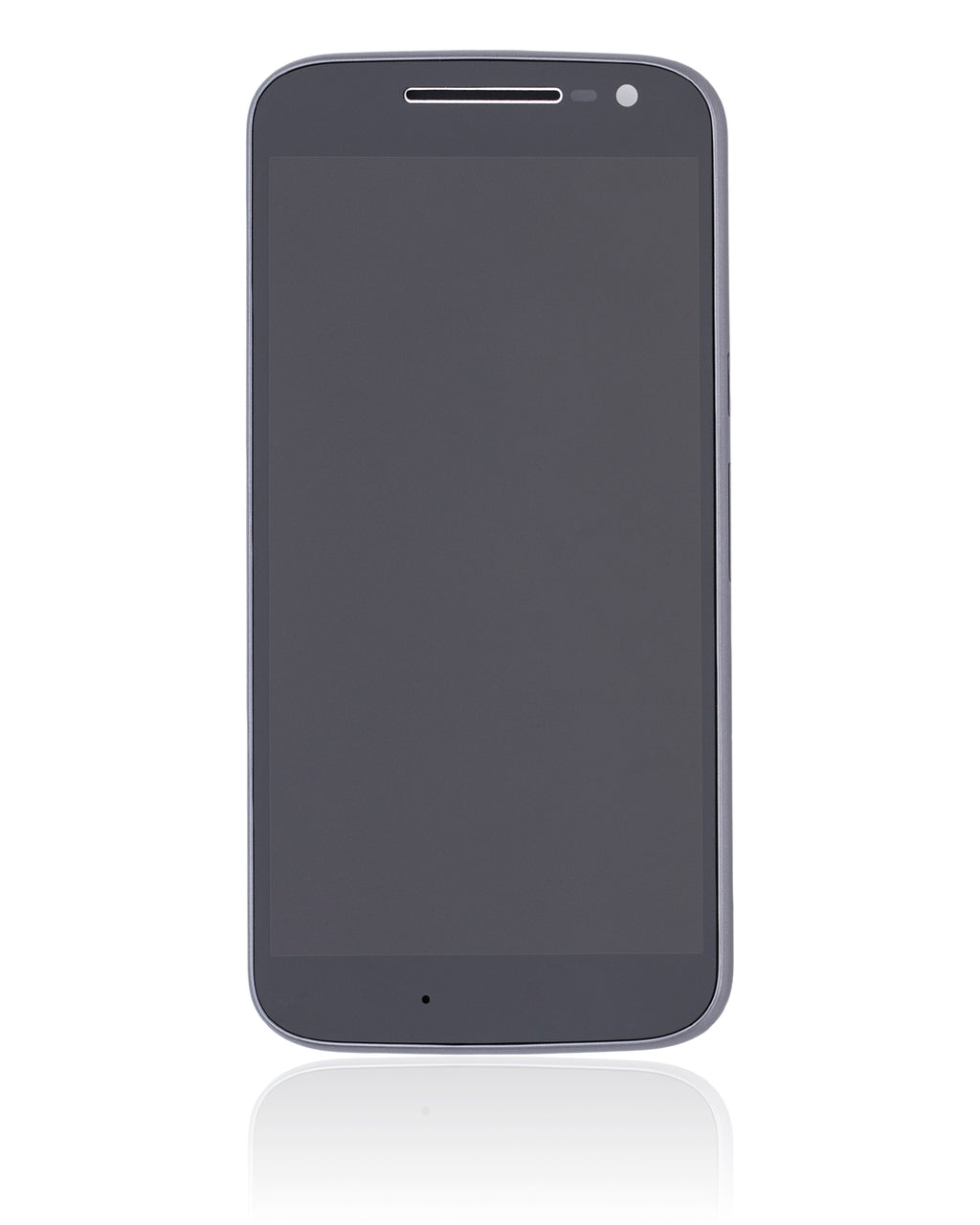 LCD mit Rahmen f. Motorola Moto G4 (2016) wiederaufbereitet schwarz
