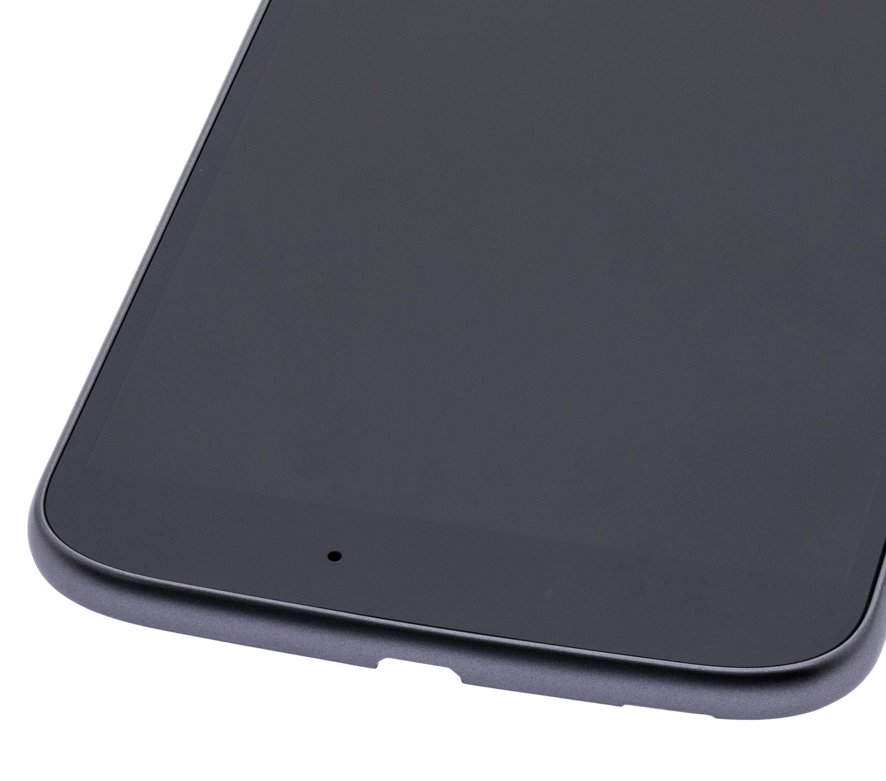 LCD mit Rahmen f. Motorola Moto G4 (2016) wiederaufbereitet schwarz