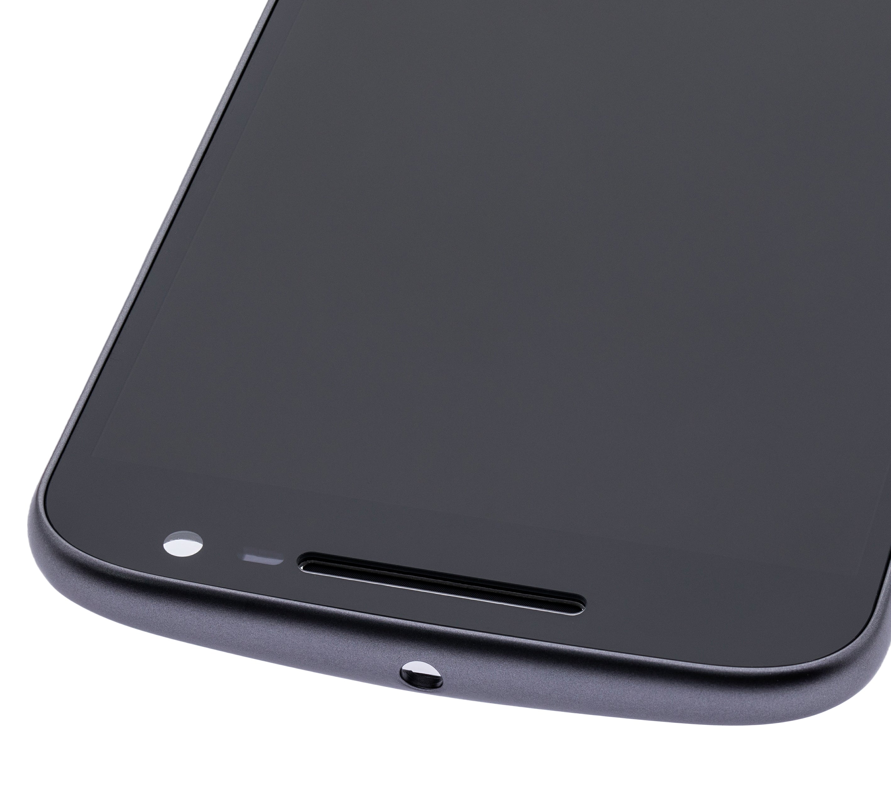 LCD mit Rahmen f. Motorola Moto G4 (2016) wiederaufbereitet schwarz