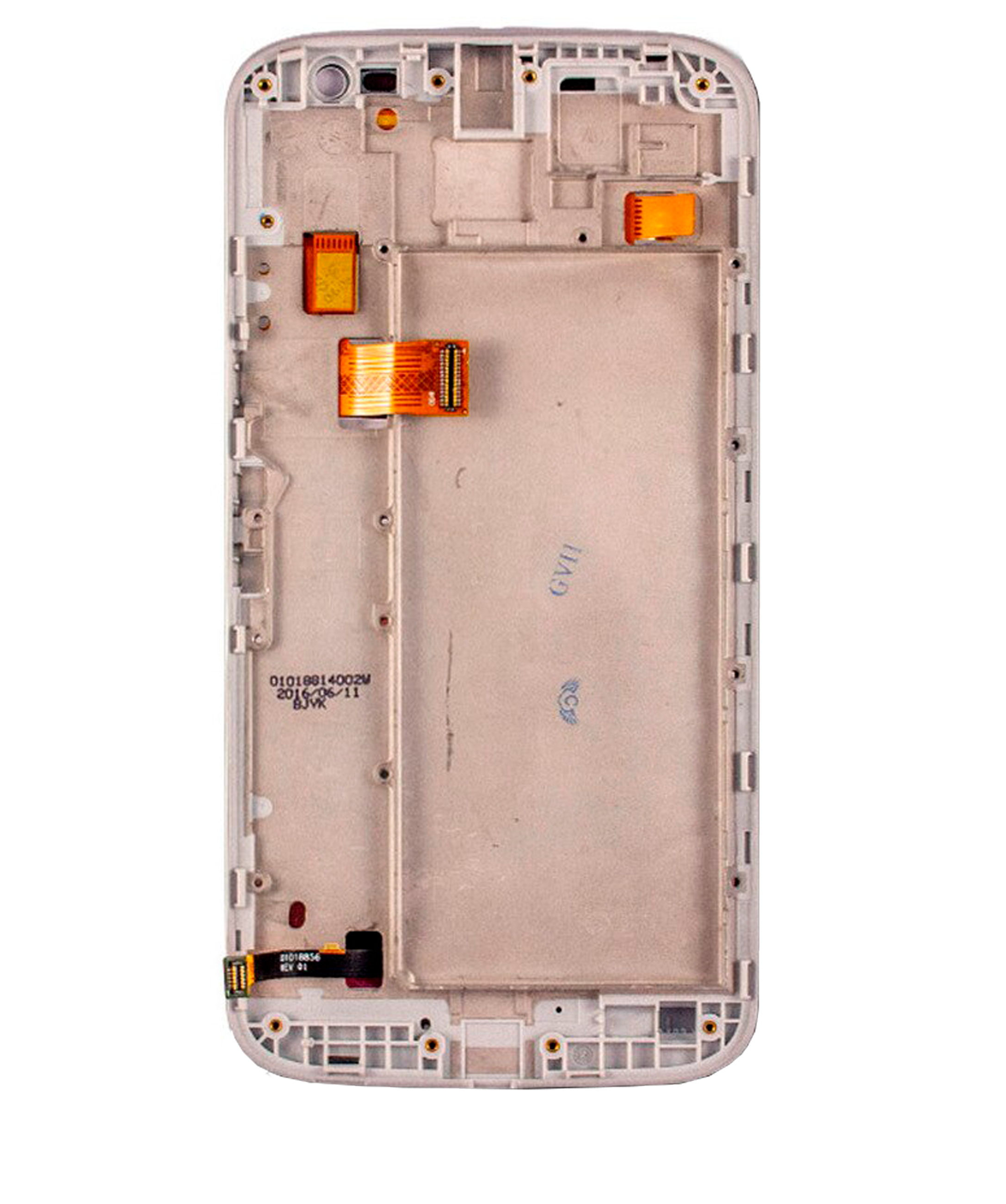 Motorola Moto G4 Plus LCD-Display mit Rahmen (XT1644) Refurbished Weiß