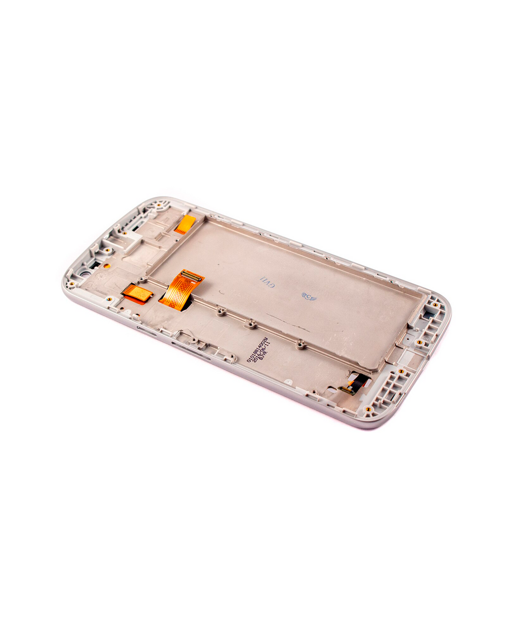 Motorola Moto G4 Plus LCD-Display mit Rahmen (XT1644) Refurbished Weiß