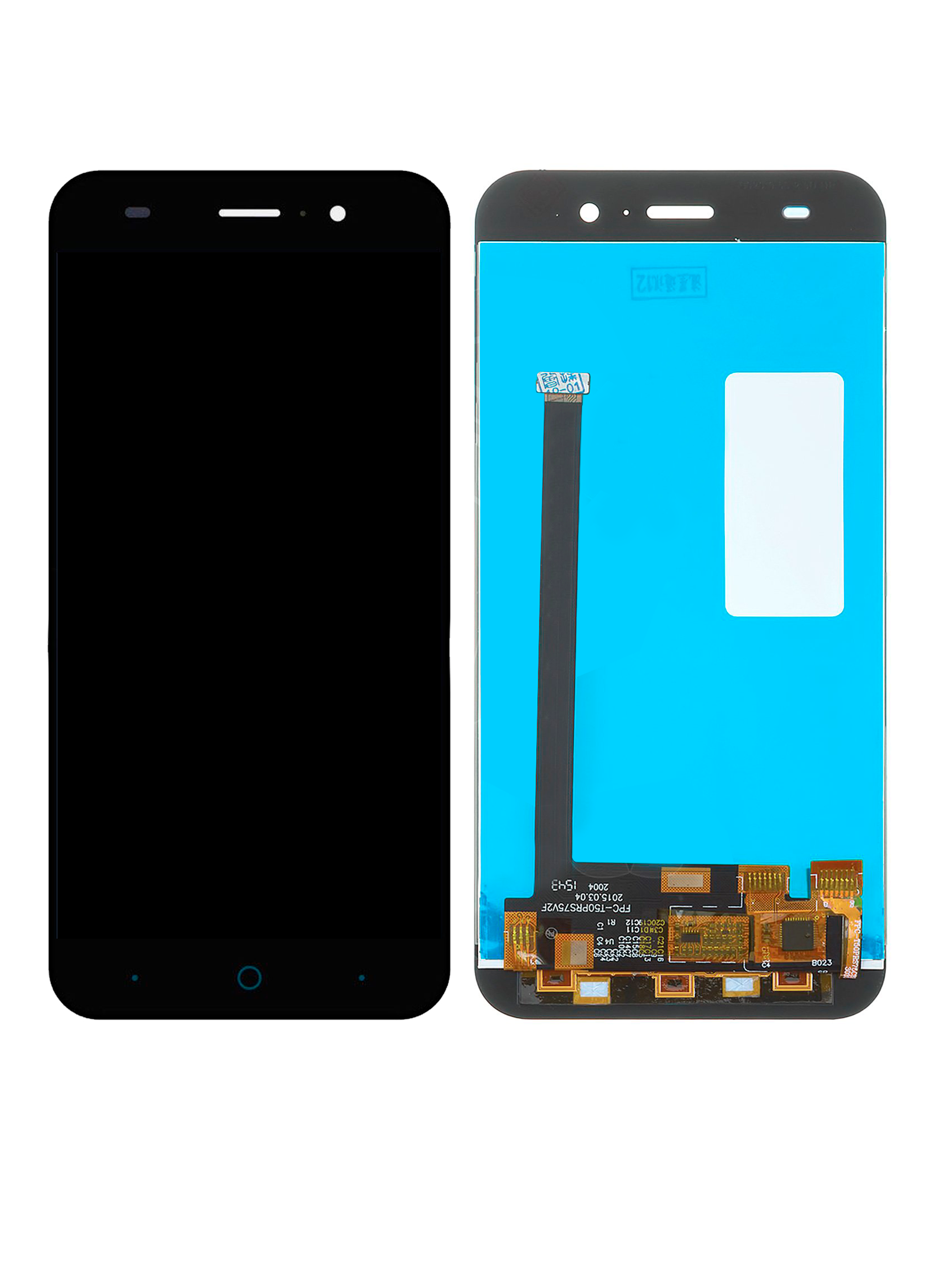 LCD-Display ohne Rahmen für ZTE Blade V6 / ZTE Blade X7 (Refurbished) (Schwarz)